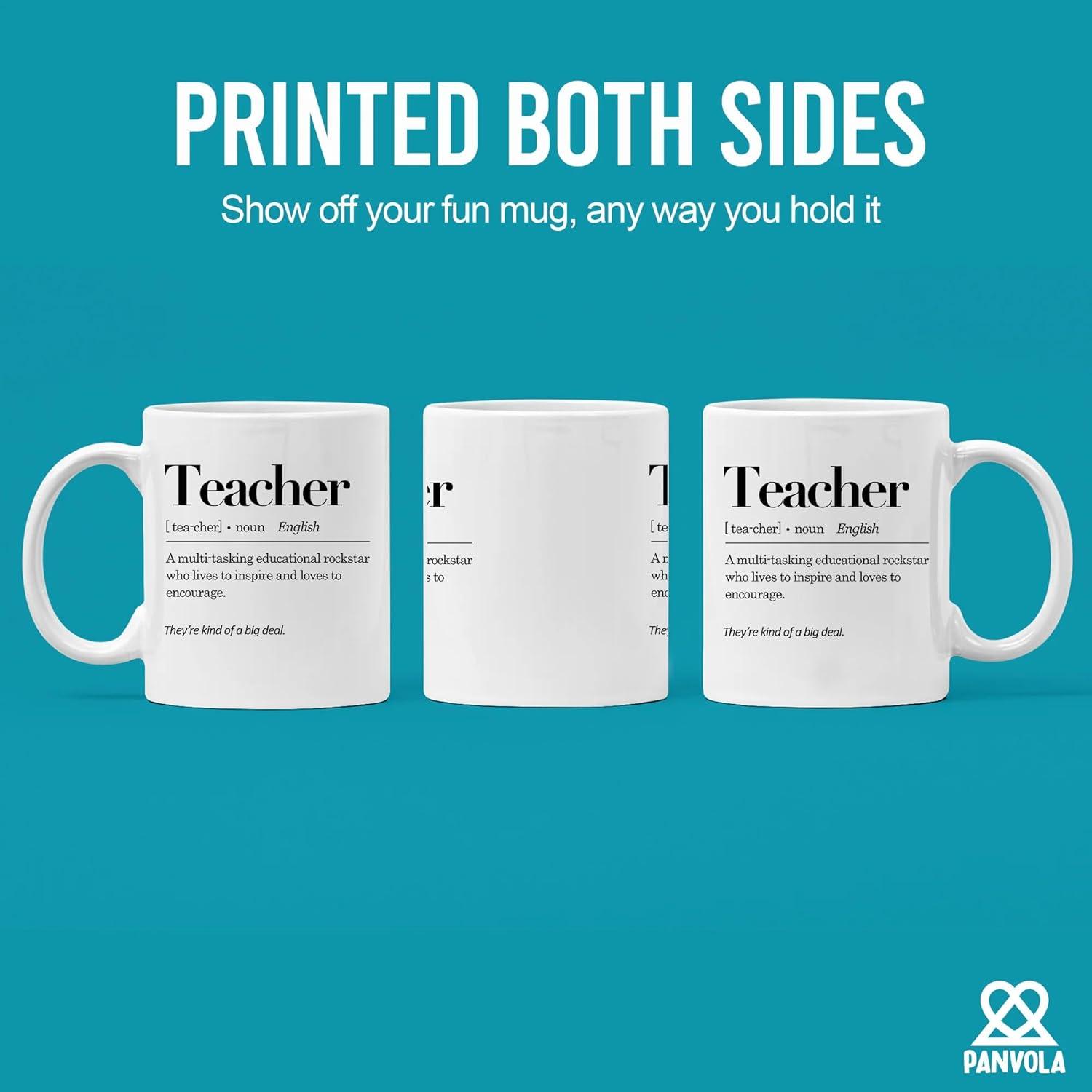 Math Teacher Definition Mug Appreciation Gifts from Students End of the Year Gift to Professor Ceramic Cup 11oz White