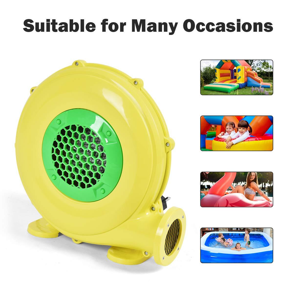 Yellow and Green Lightweight Corded Electric Handheld Air Blower