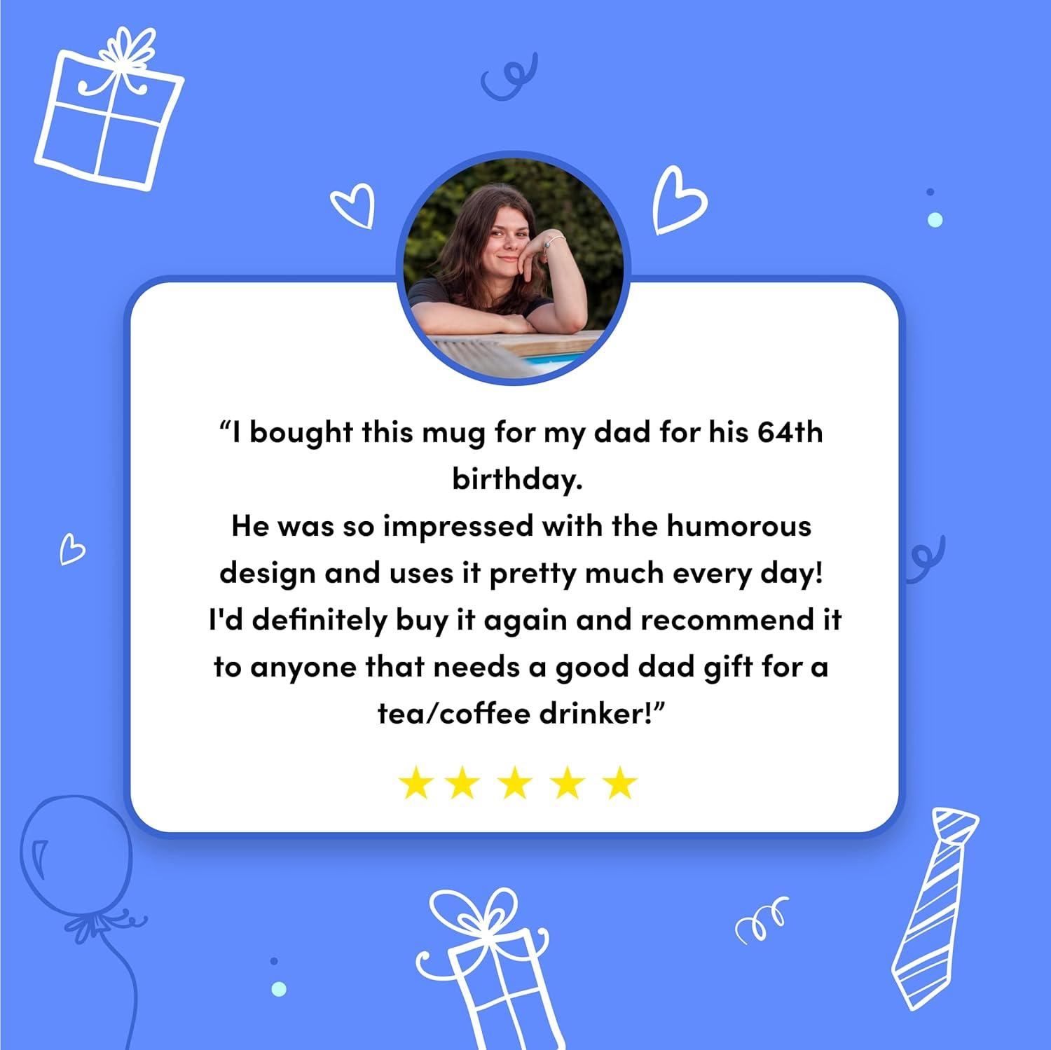 Light Autumn Changing Color Mugs - Heat Change Mug for Dad - Gifts from Daughter - Thermal Heat Activated, Battery - Dad Birthday Gifts for Dad