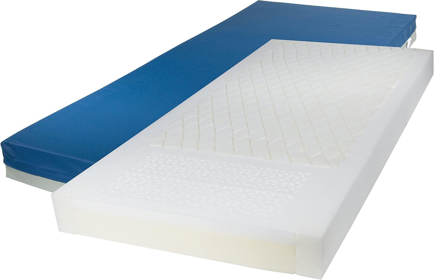 Drive Medical Gravity 7 Long Term Care Pressure Redistribution Mattress, Elevated Perimeter, 84"