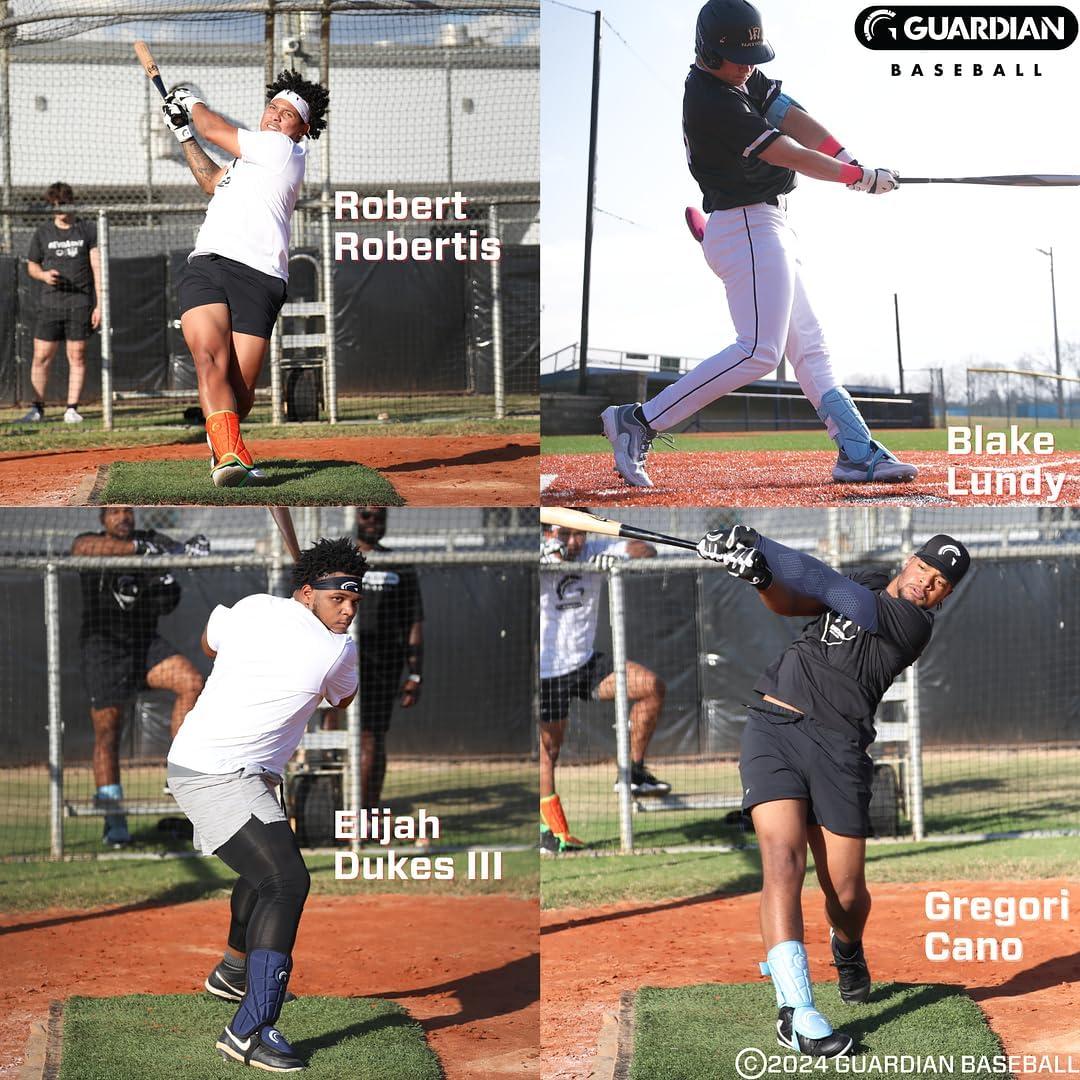 Guardian Baseball Batters Protective Leg Guard | Adult & Youth | Right and Left Hitter, 1 per Pack