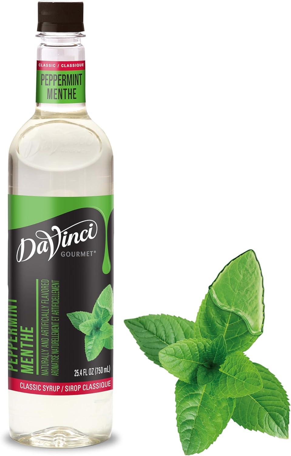 DaVinci Gourmet Classic Syrup, Peppermint, 750ml