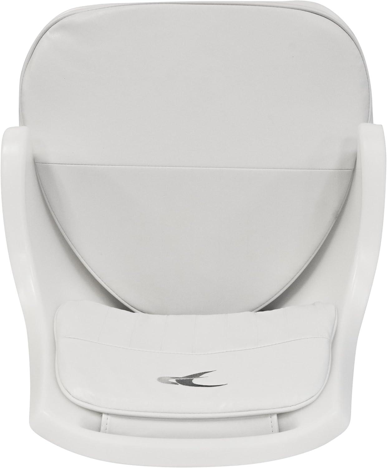 Wise 8WD015-3-710 Standard Compact Pilot Chair with Cushions and Mounting Plate, White