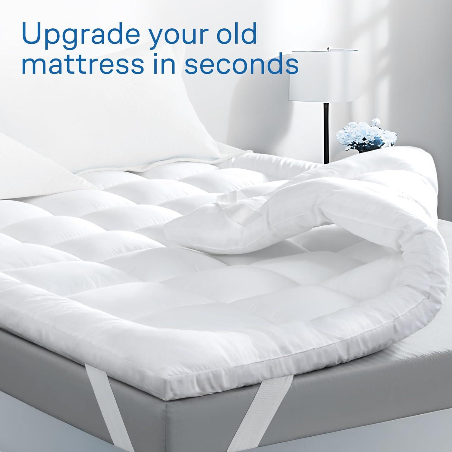Niagara Sleep Solution Twin Mattress Topper Microfiber 4 Corner