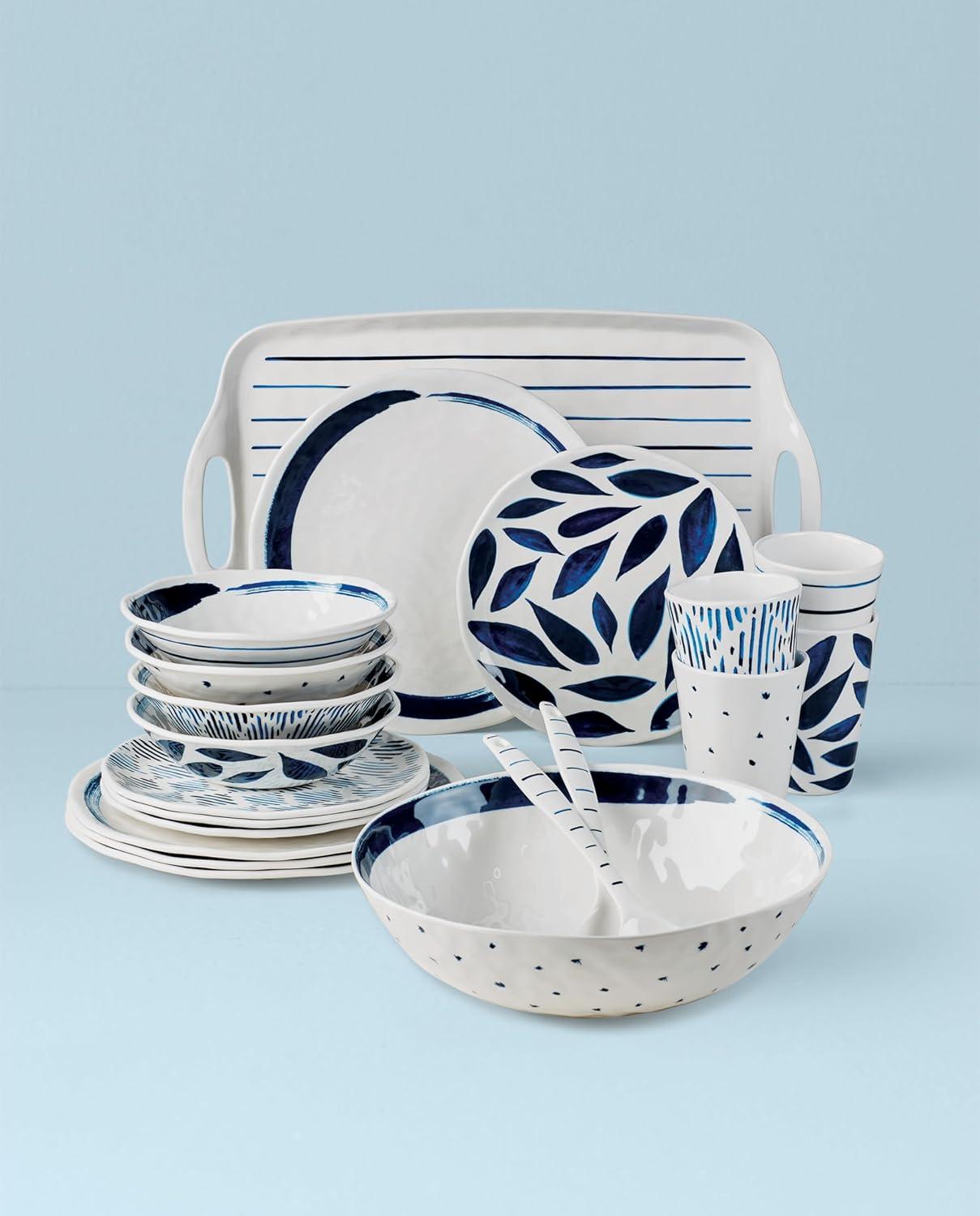 Lenox Blue Bay Melamine 20-Piece Dinnerware Set