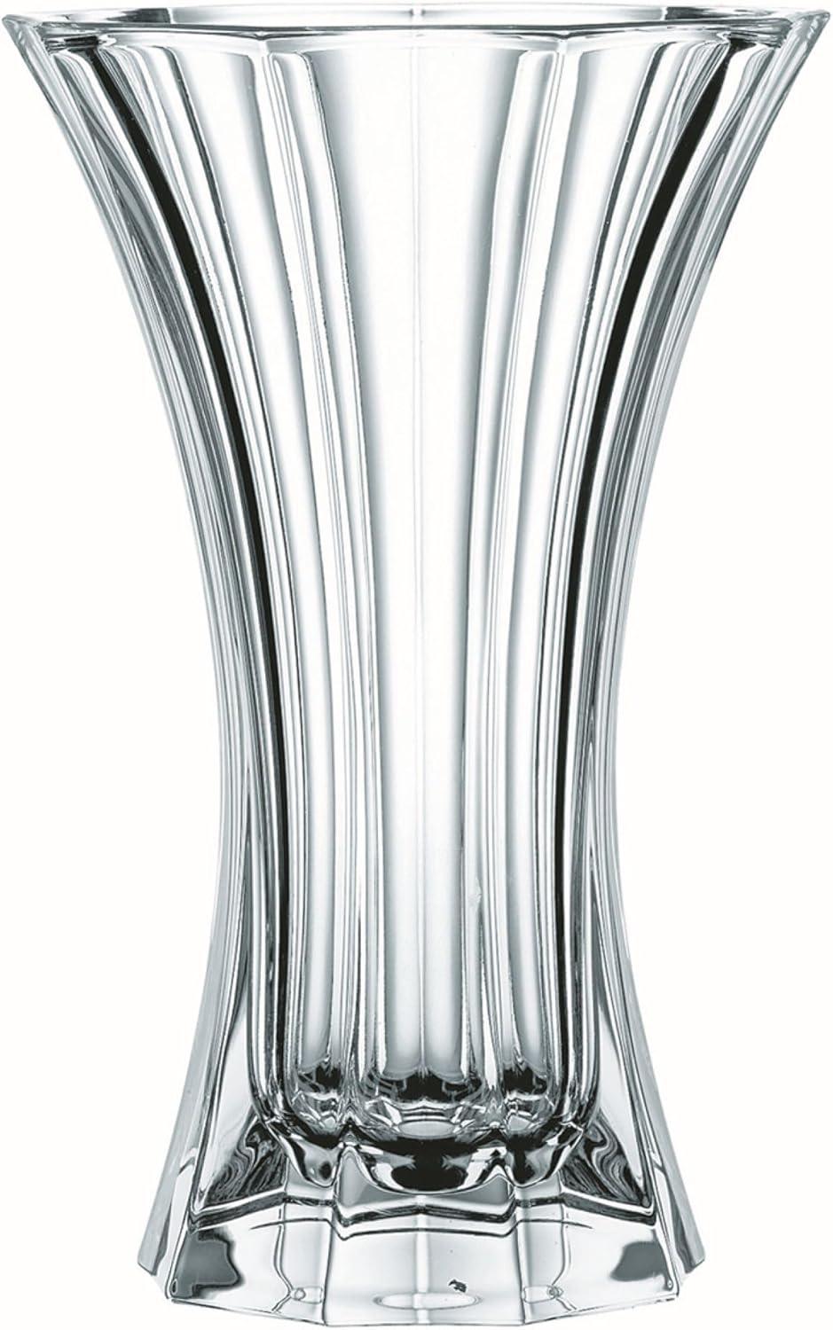 8 in. Clear Saphir Crystal Vase
