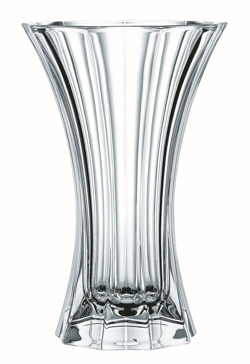 8 in. Clear Saphir Crystal Vase