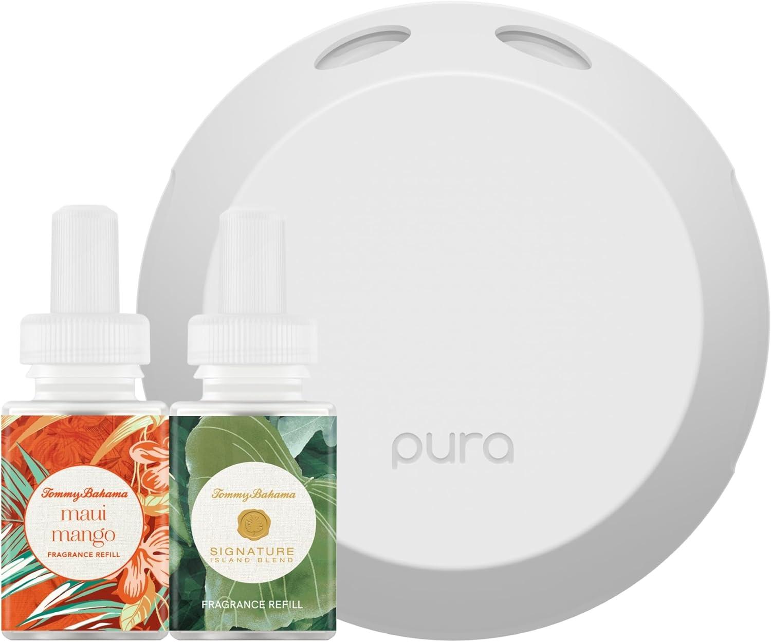 Smart Home Fragrance Diffuser Starter Set - Guy Fox SoHo and Noma Refills - Wi-Fi connected, customizable home scent