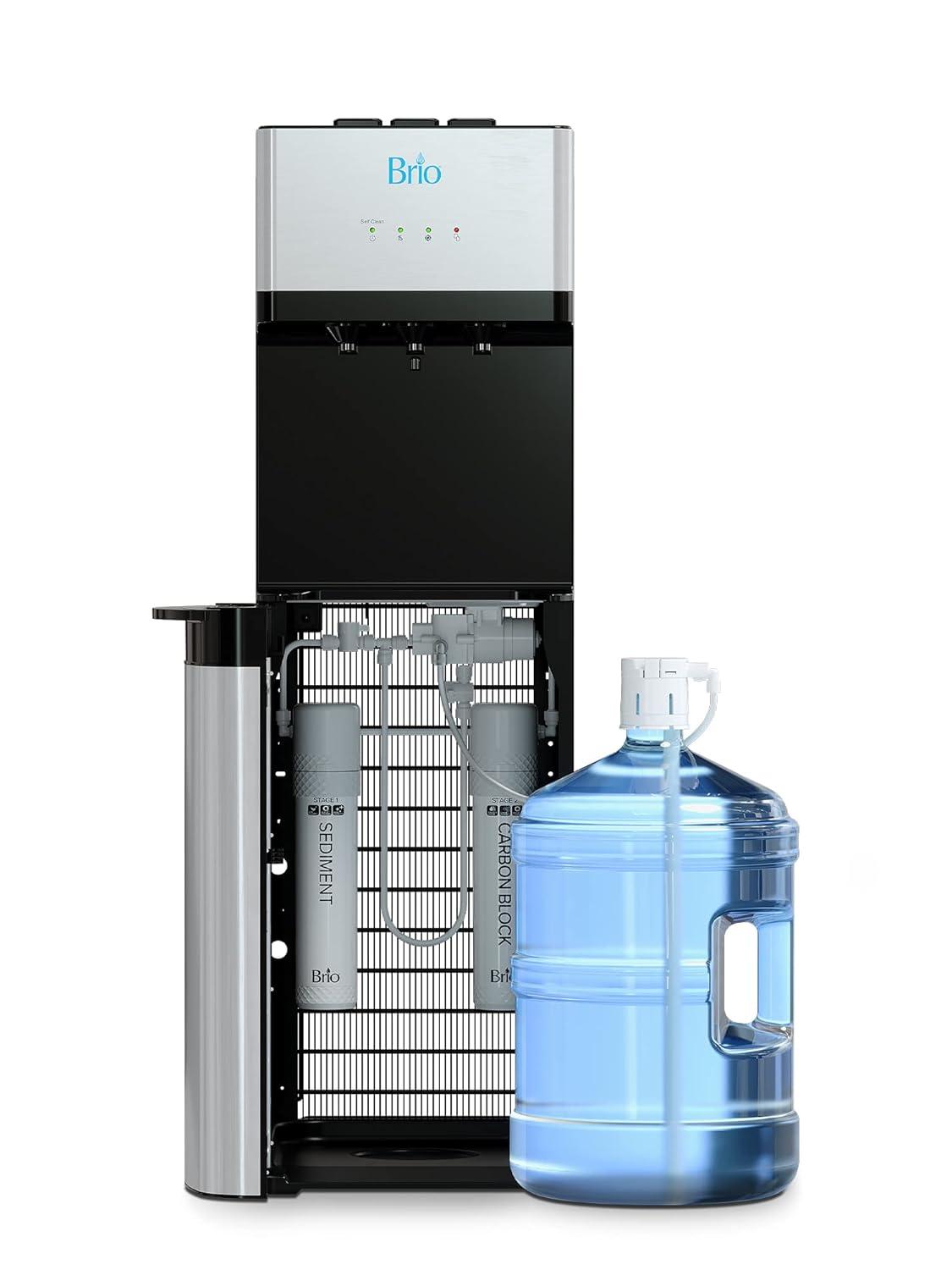 Brio Free Standing Bottom Loading Electric Filtered Water Dispenser