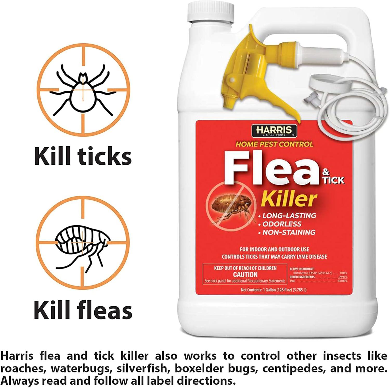 Harris Home Pest Control Flea & Tick Killer Liquid 1 gal