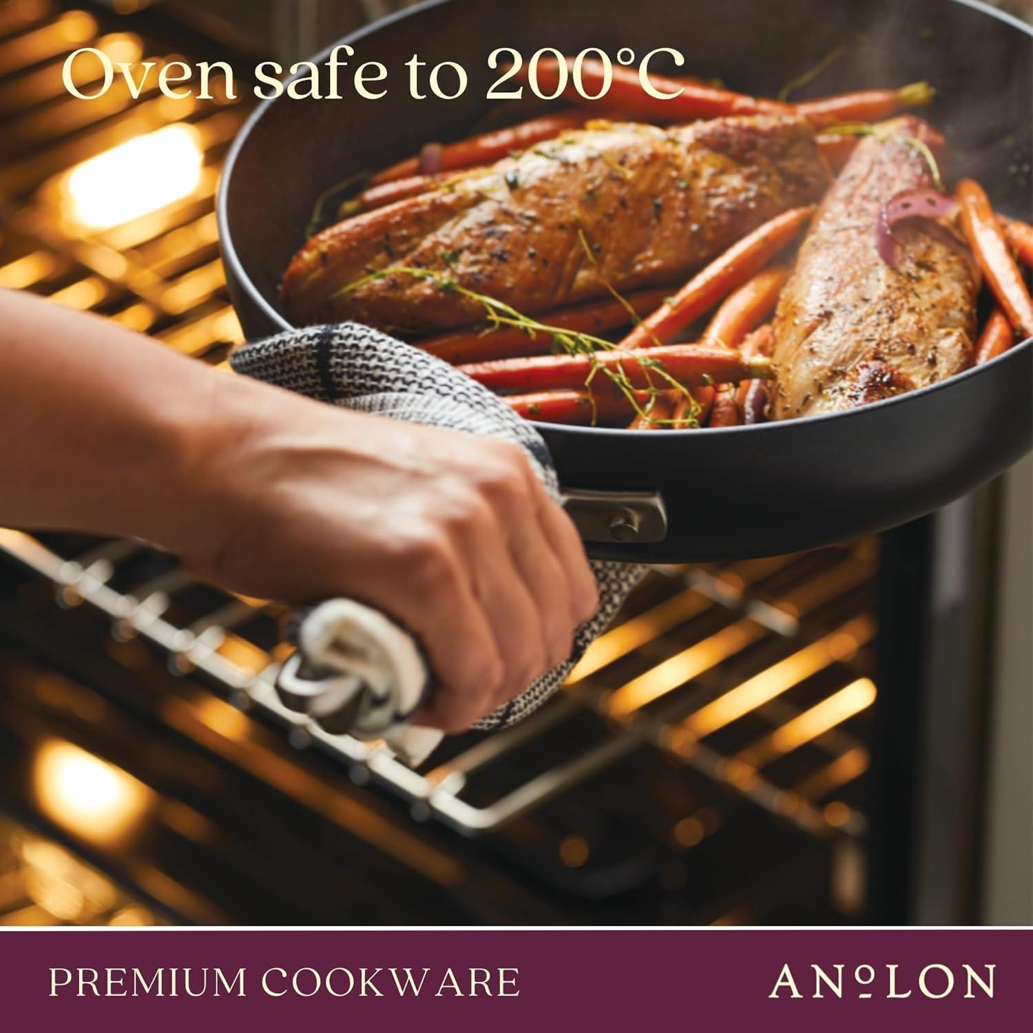 Anolon Anolon Advanced Home Hard Anodized Nonstick Cookware Set, 11 Piece