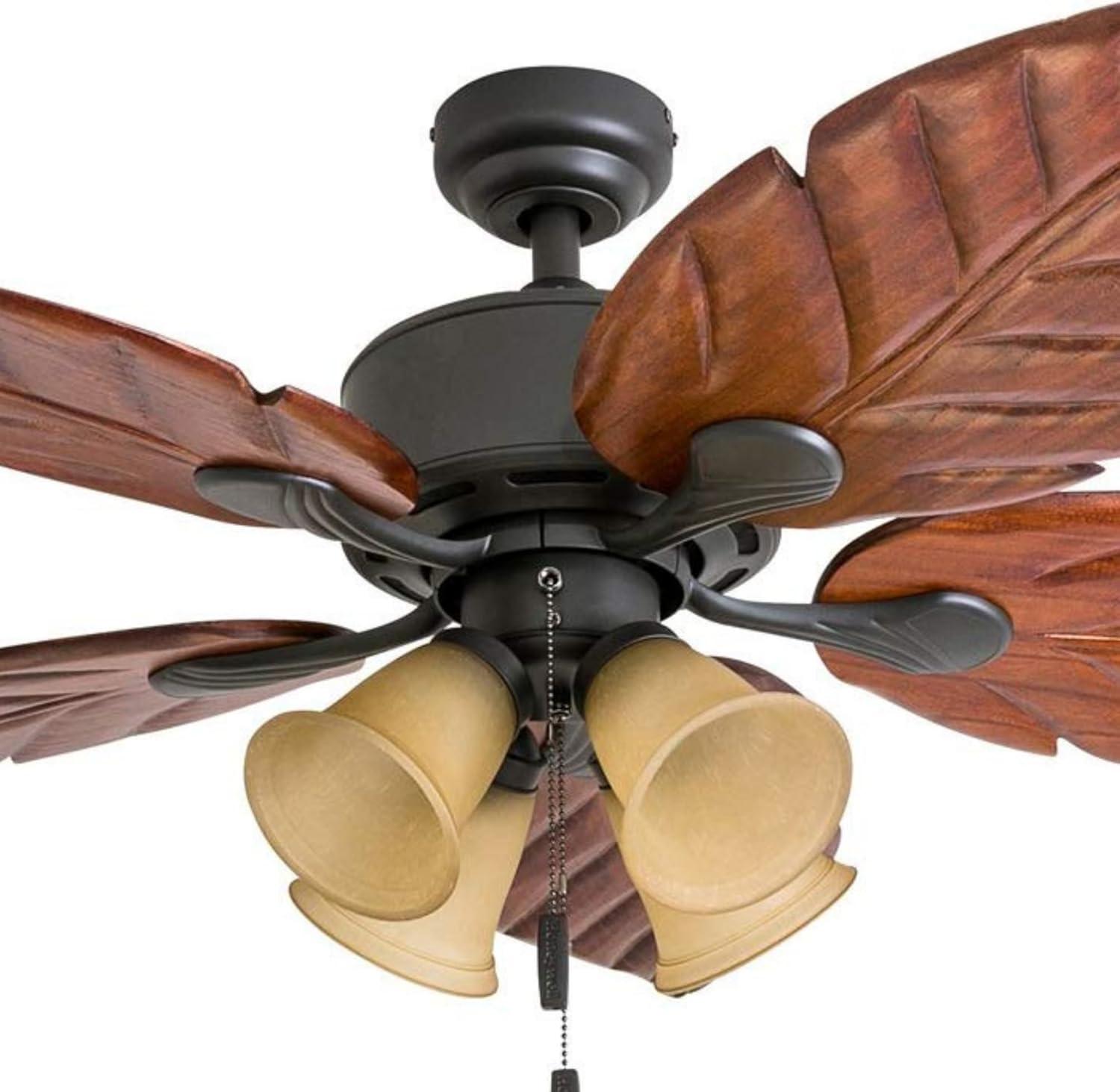 Honeywell 52" Royal Palm Tropical 5 Blade Ceiling Fan
