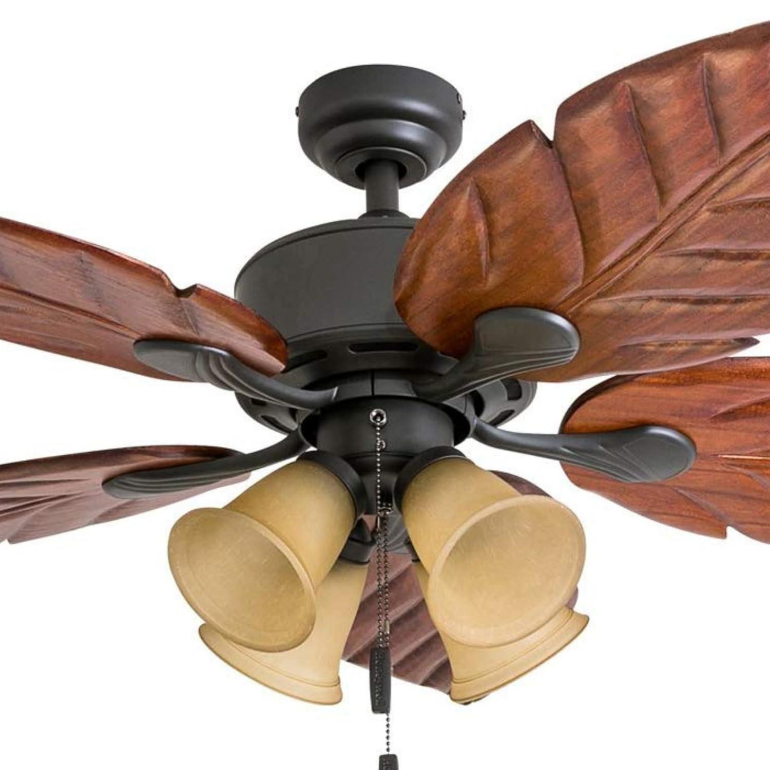 Honeywell 52" Royal Palm Tropical 5 Blade Ceiling Fan