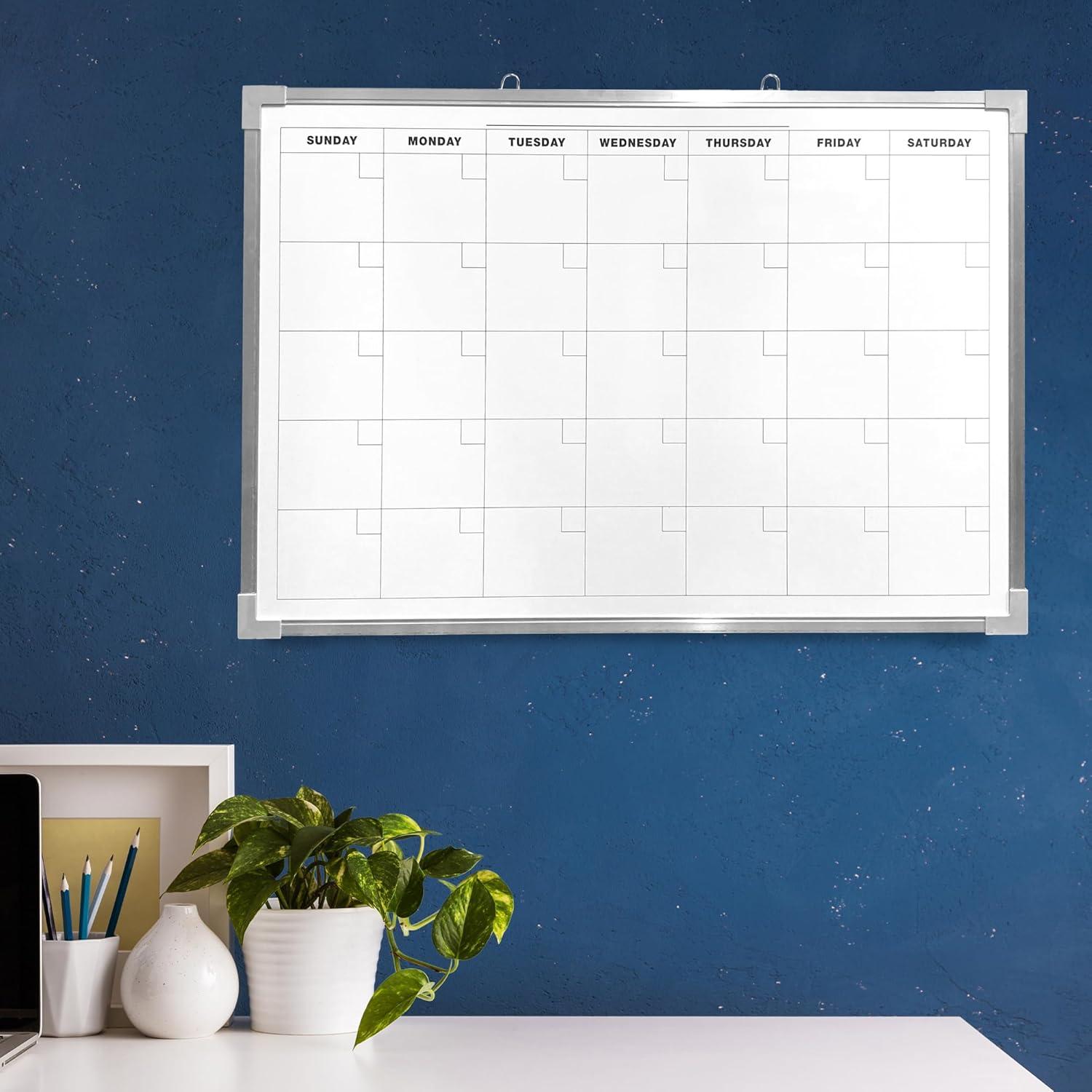 Flipside Products Wall Mounted Magnetic Wall Calendar, 18" x 24"