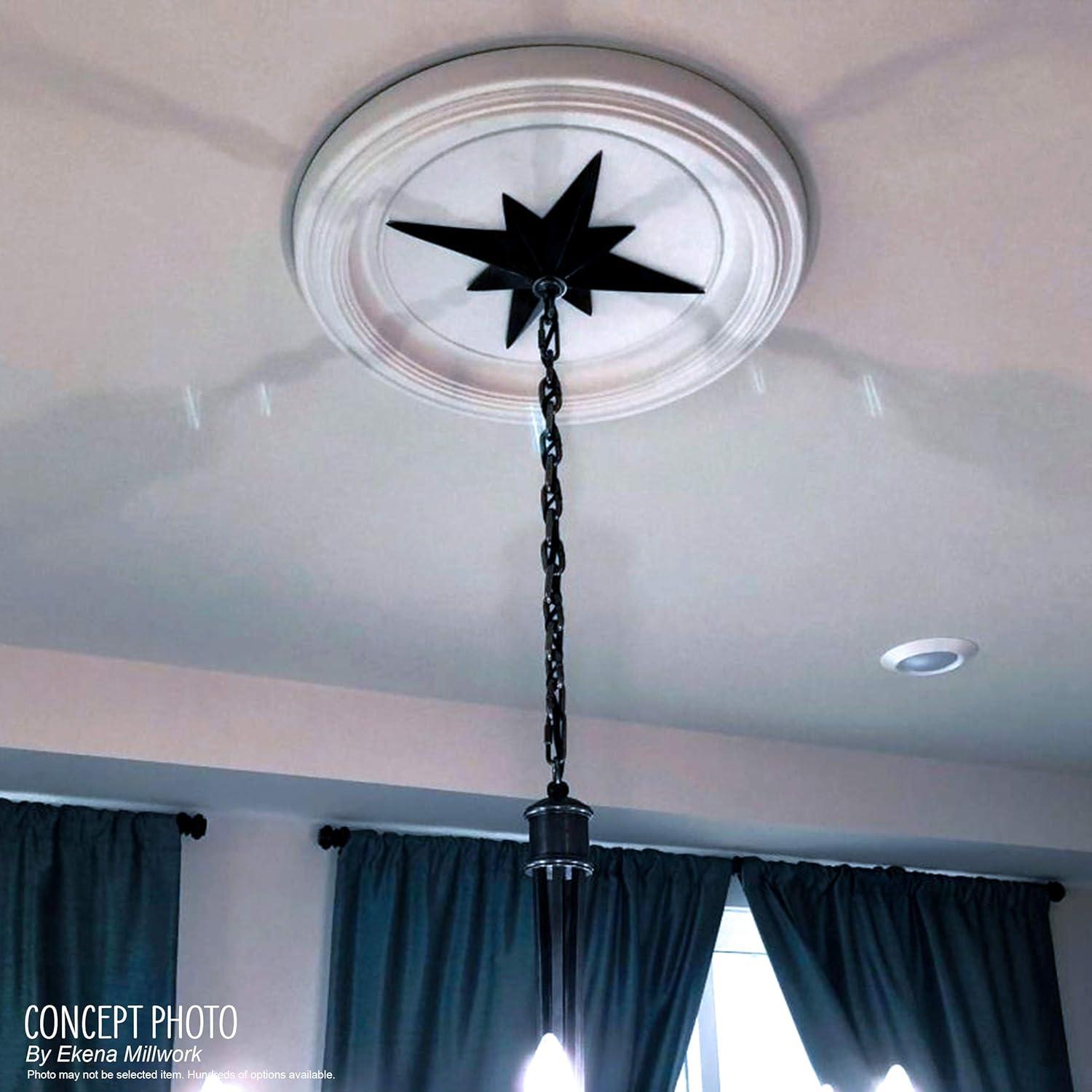 16"OD x 3 1/2"ID x 1"P Baltimore Thermoformed PVC Ceiling Medallion (Fits Canopies up to 6 1/2")