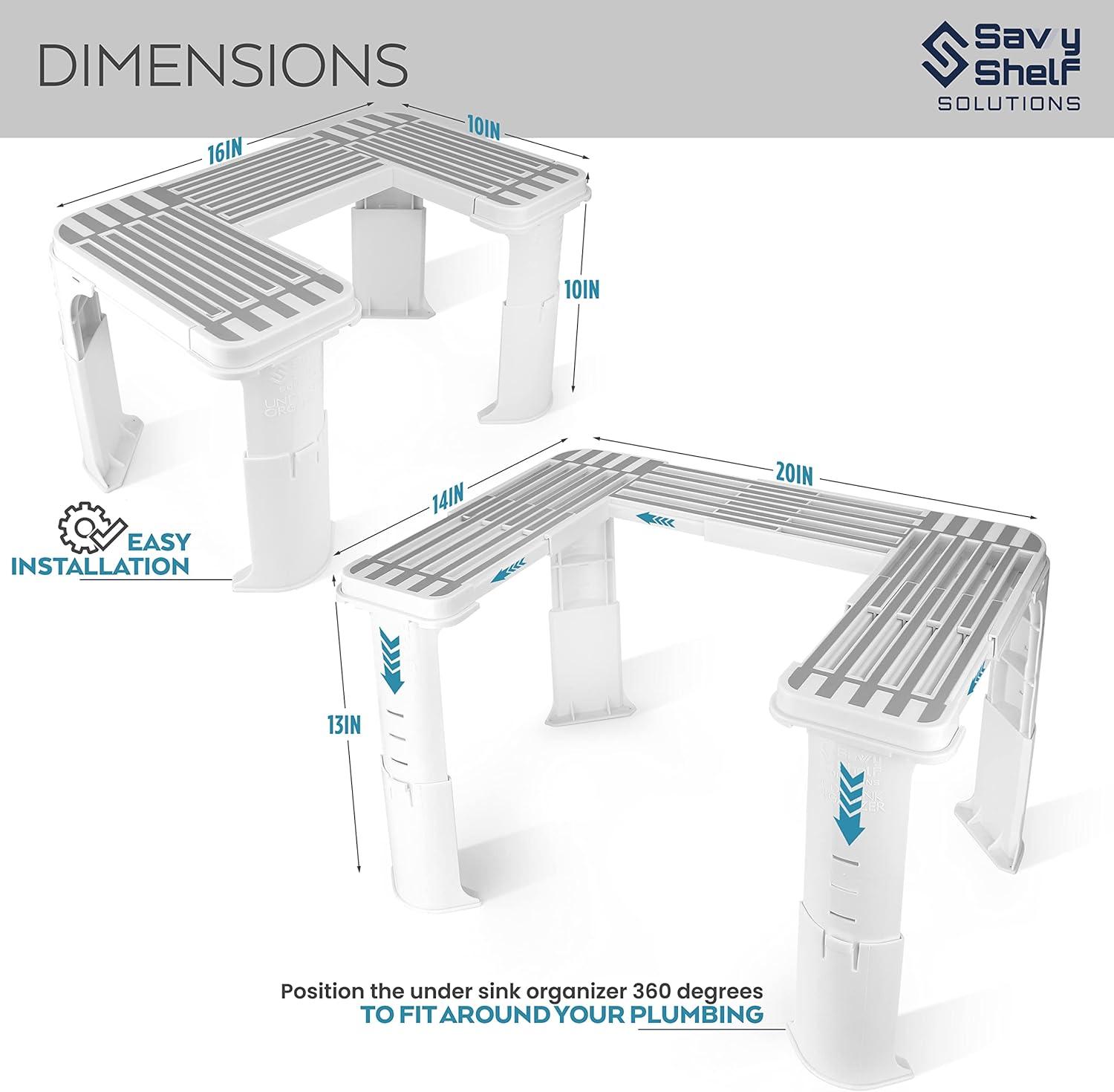 Savvy Shelf Under Sink Organizer