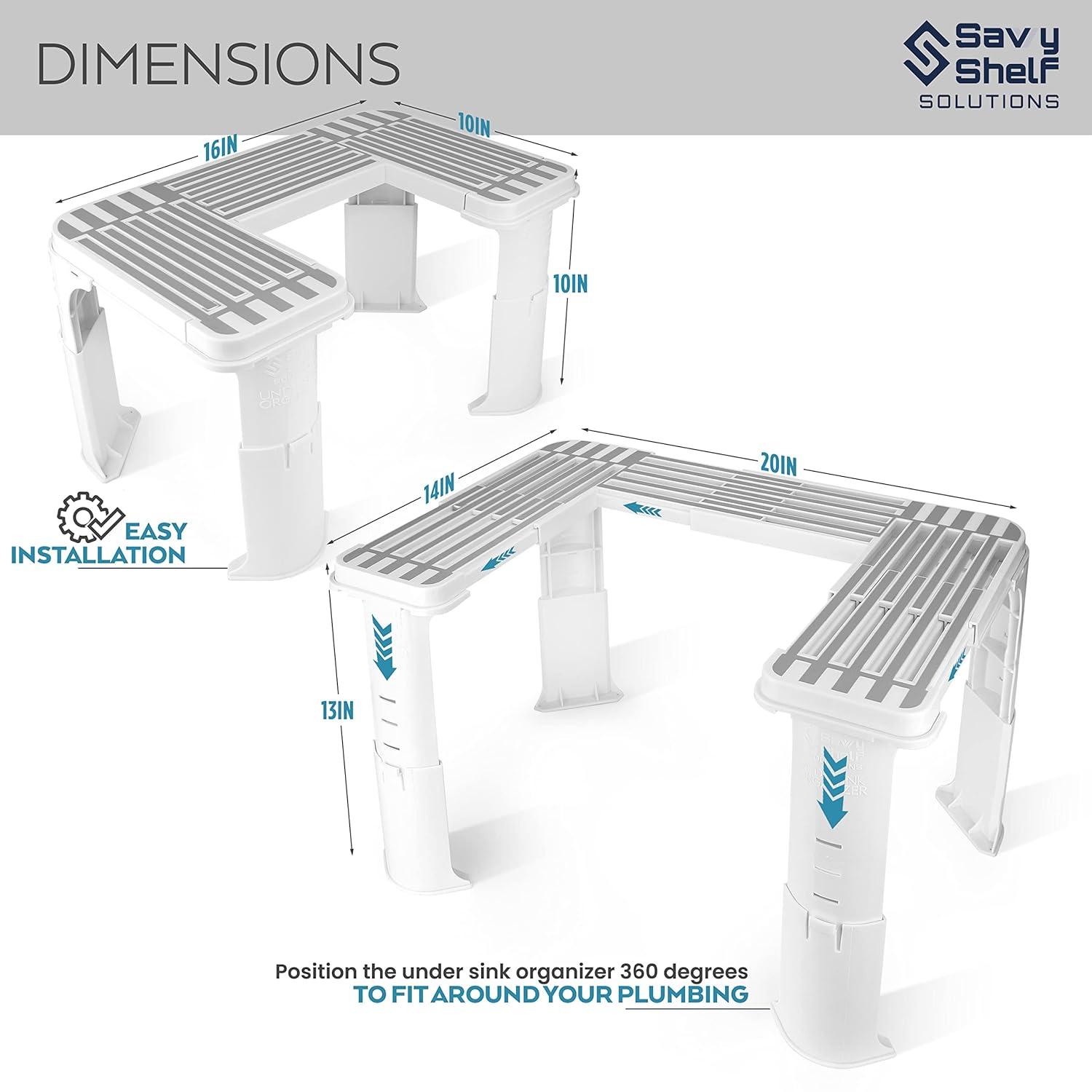 Savvy Shelf Under Sink Organizer