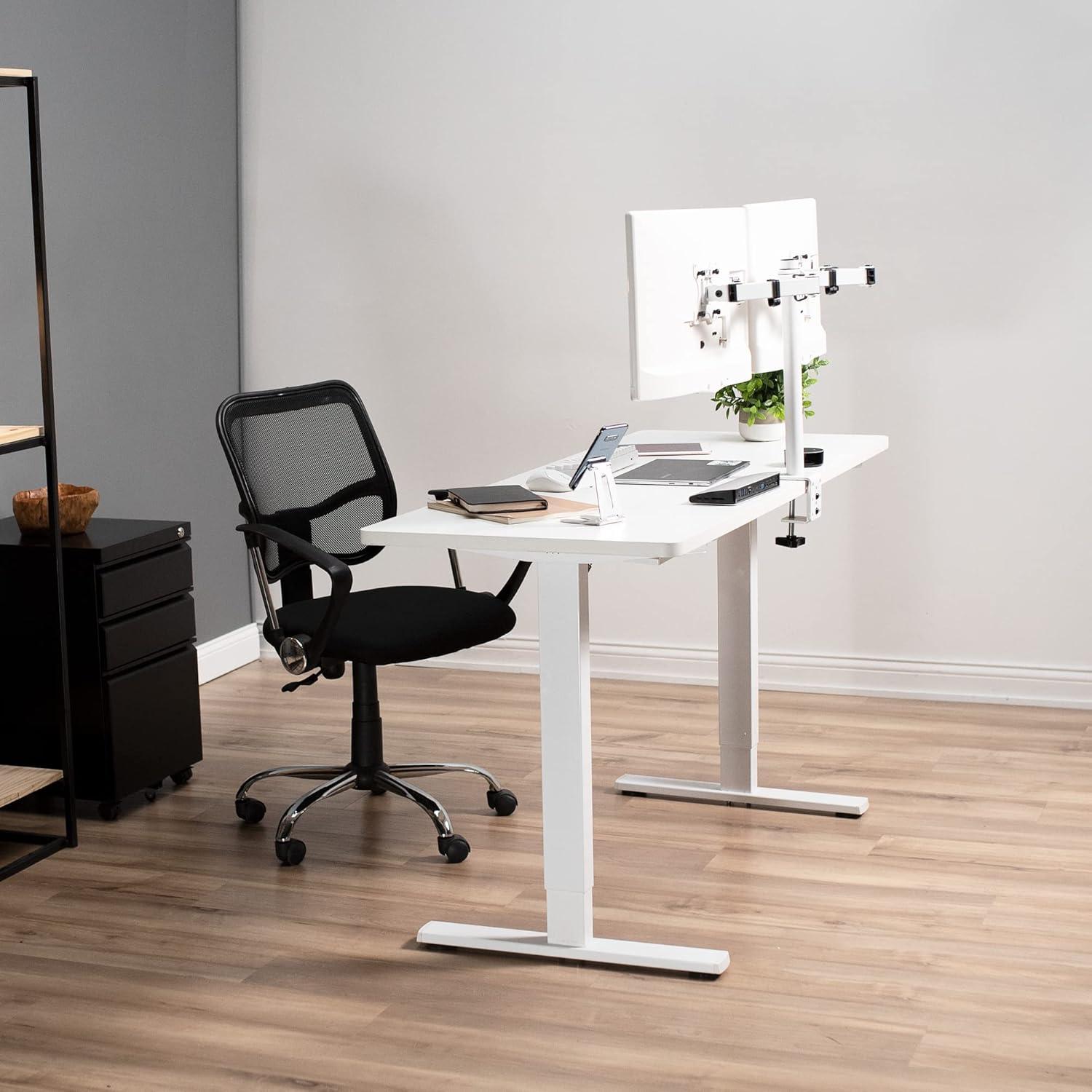 Electric Single Motor Desk Frame (Top Not Included)