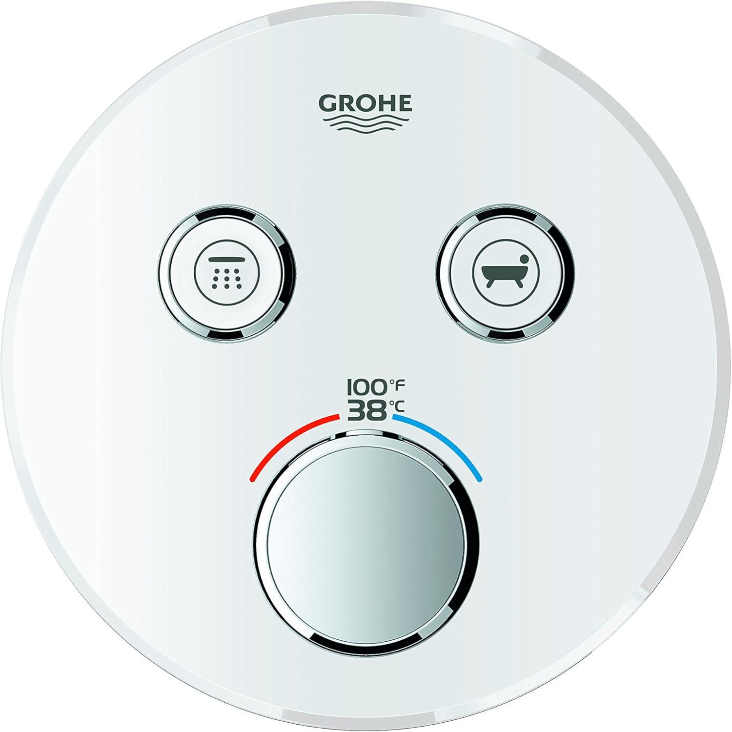 GROHE Grohtherm SmartControl Dual-Function Shower Thermostatic Valve Trim