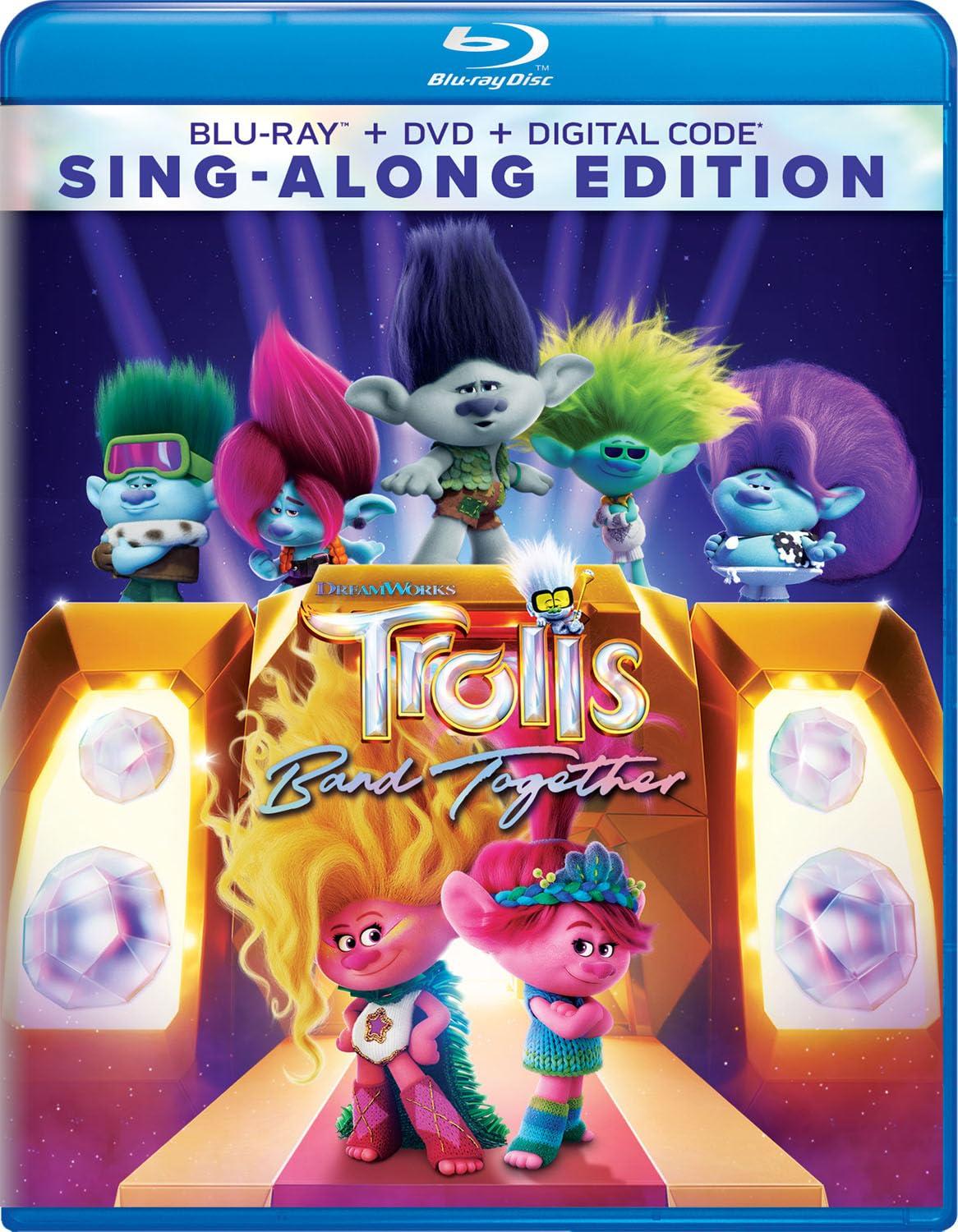 Trolls Band Together Sing-Along Edition Blu-ray + DVD + Digital