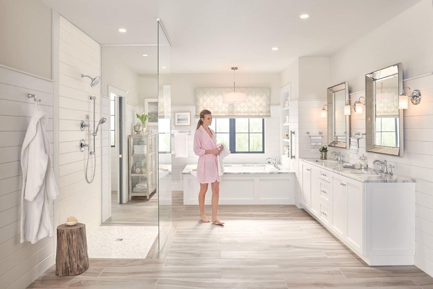 Belfield Tub and Shower Faucet with Lever Handle and Posi-Temp