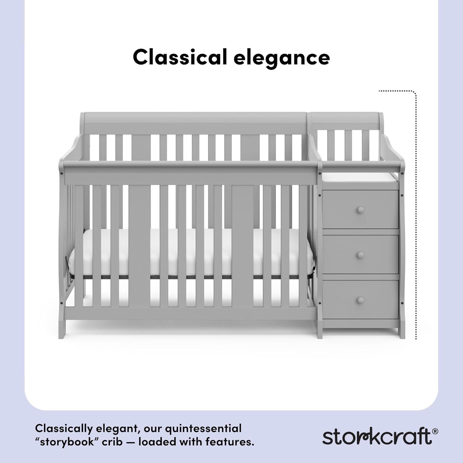 Portofino 5-in-1 Convertible Crib and Changer