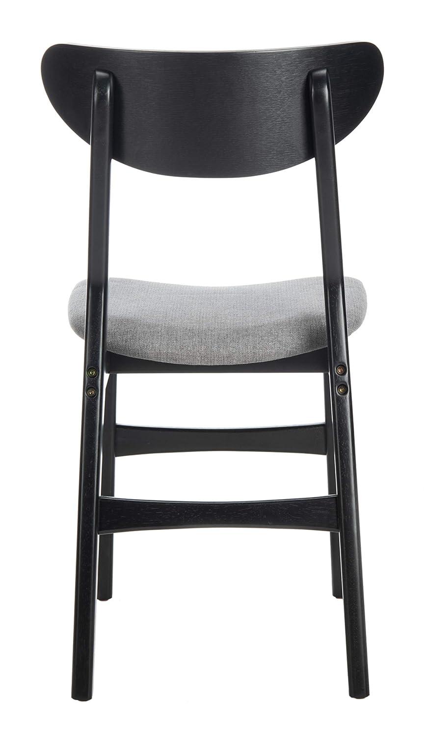 Lucca Retro Dining Chair (Set of 2) - DCH1001 - Black/Grey - Safavieh