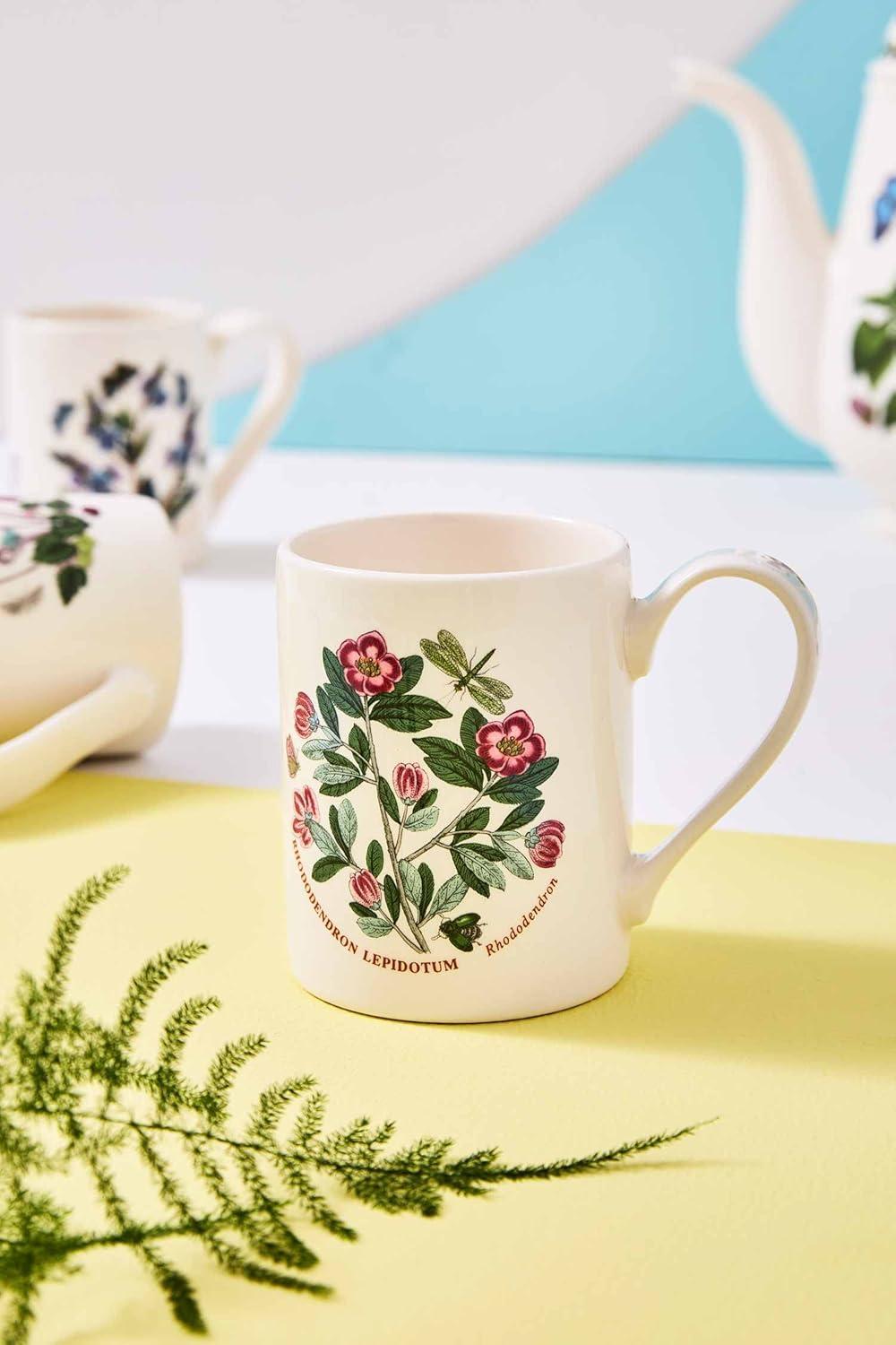 Portmeirion Botanic Garden Assorted Floral 12oz Coffee Mug Set