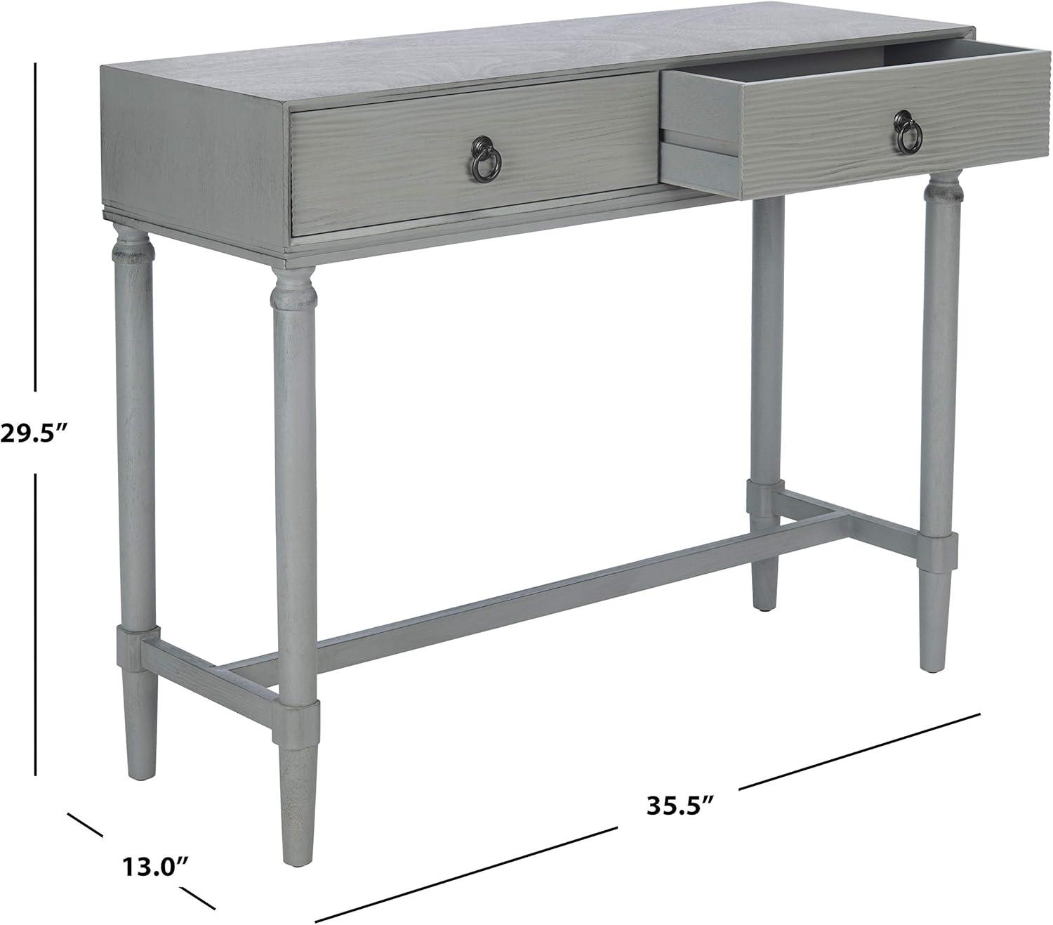 Aliyah 2 Drawer Console Table - CNS5729B - Gray - Safavieh