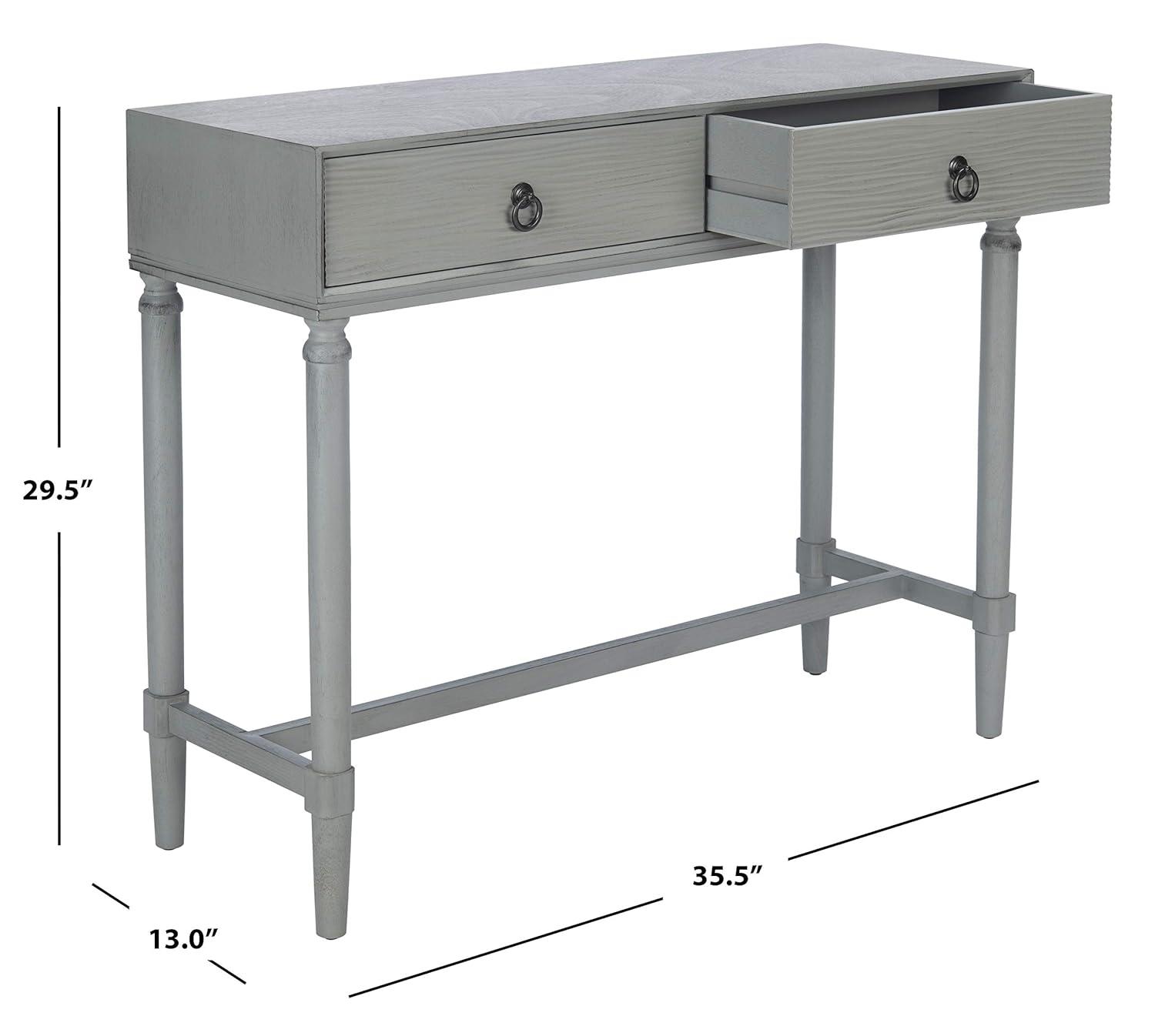 Aliyah 2 Drawer Console Table - CNS5729B - Gray - Safavieh