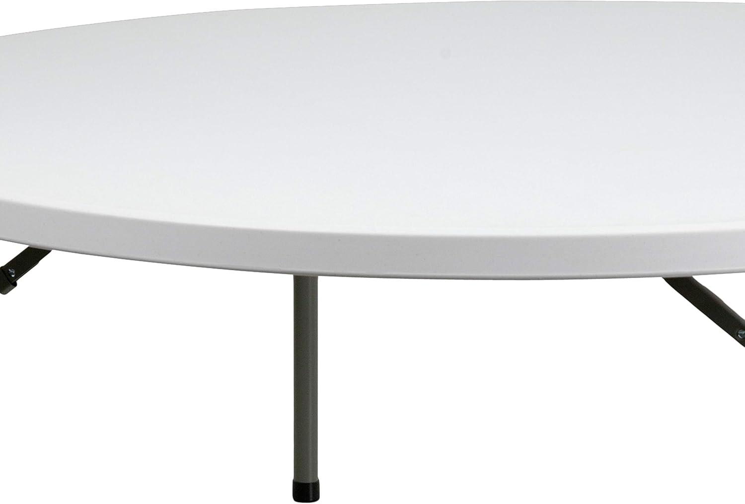 Noah 6-Foot Round Plastic Banquet Folding Table - Event Table