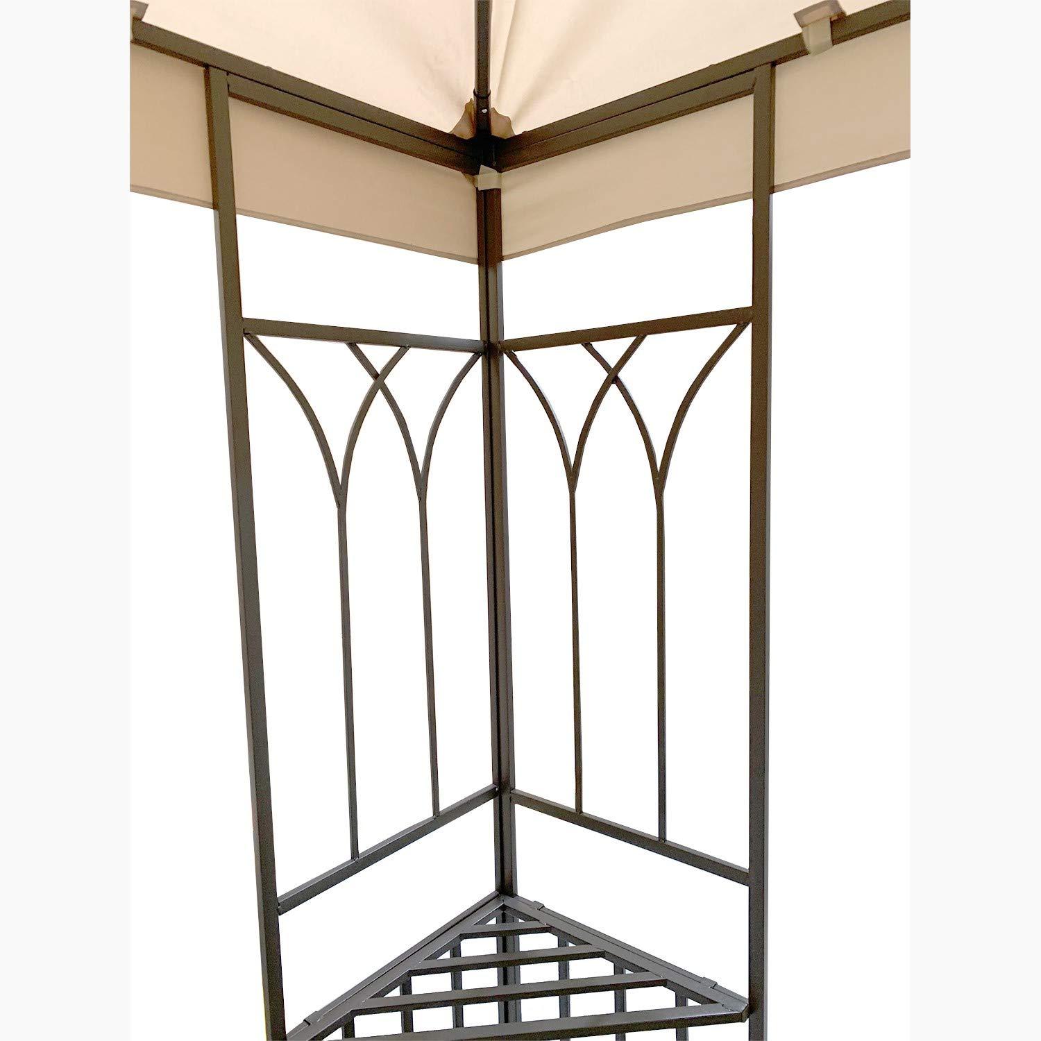 Garden Winds Replacement Canopy Top Cover for Aldi Gardenline Belavi 2019 Gazebo- Standard 350