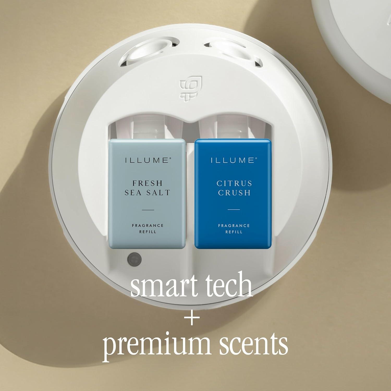 Smart Home Fragrance Diffuser Starter Set - Guy Fox SoHo and Noma Refills - Wi-Fi connected, customizable home scent