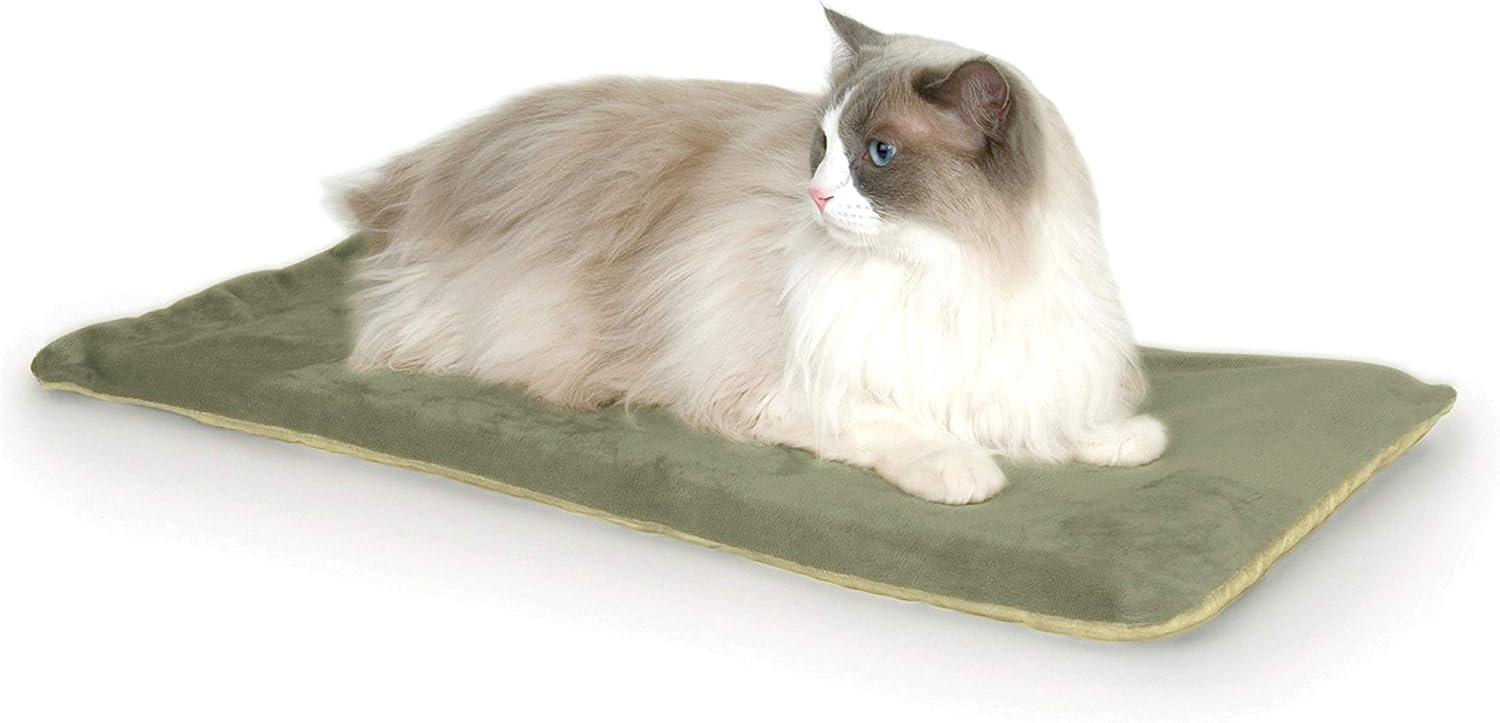 K&H Pet Products Thermo-Kitty Mat Sage 12.5" x 25" 6W