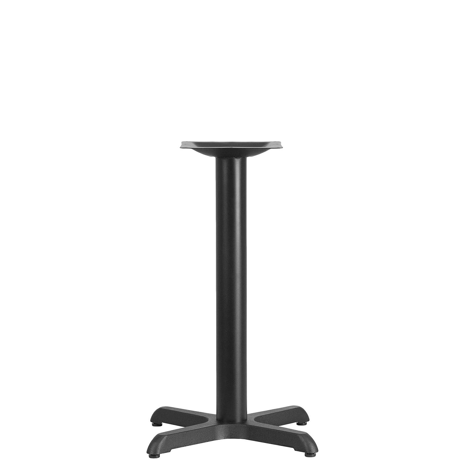 Flash Furniture Beverly Restaurant Table X-Base with 3" Dia. Table Height Column