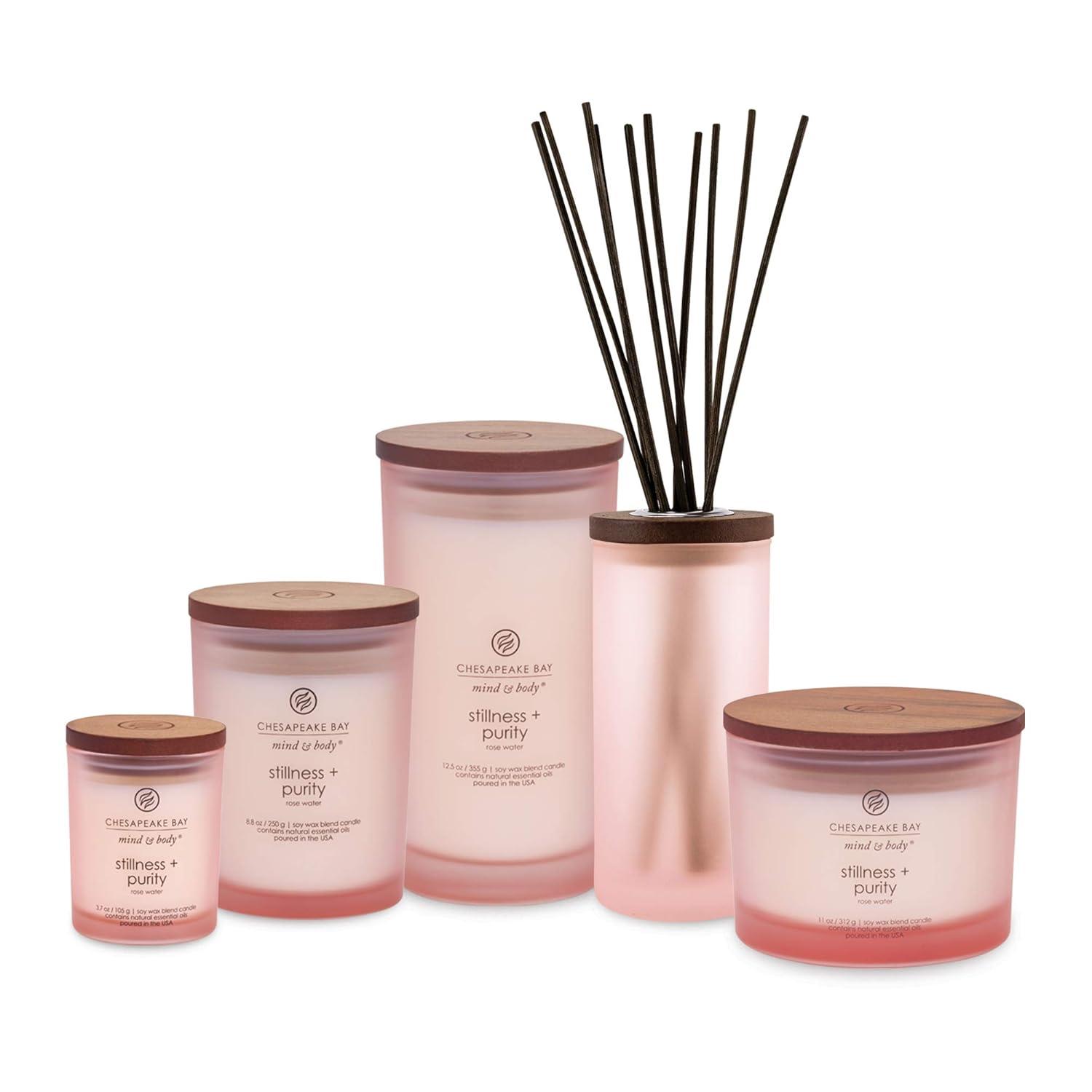 11oz Glass Jar 3-Wick Candle Stillness + Purity - Mind & Body by Chesapeake Bay Candle