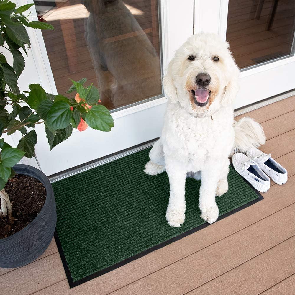 Notrax Carpeted Entrance Mat,Hunter Green,4x8ft 109S0048GN