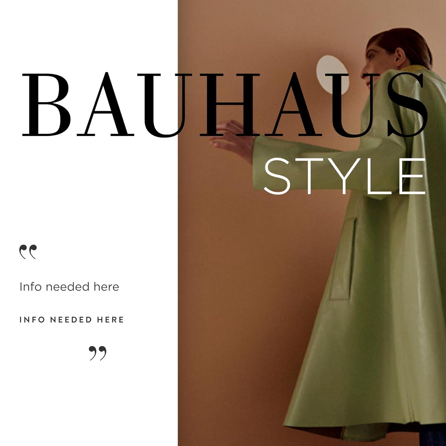 Bauhaus Style Red Hardcover Architecture Book