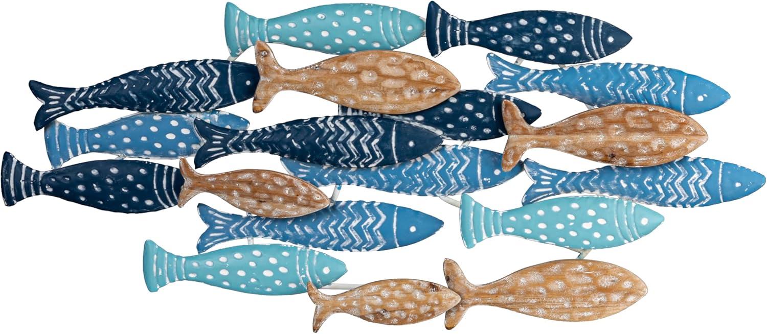 Highland Dunes Coastal Animals Wall Decor on Metal