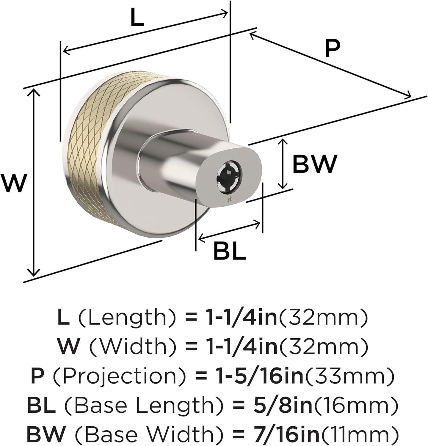 Esquire 1-1/4 inch (32mm) Diameter