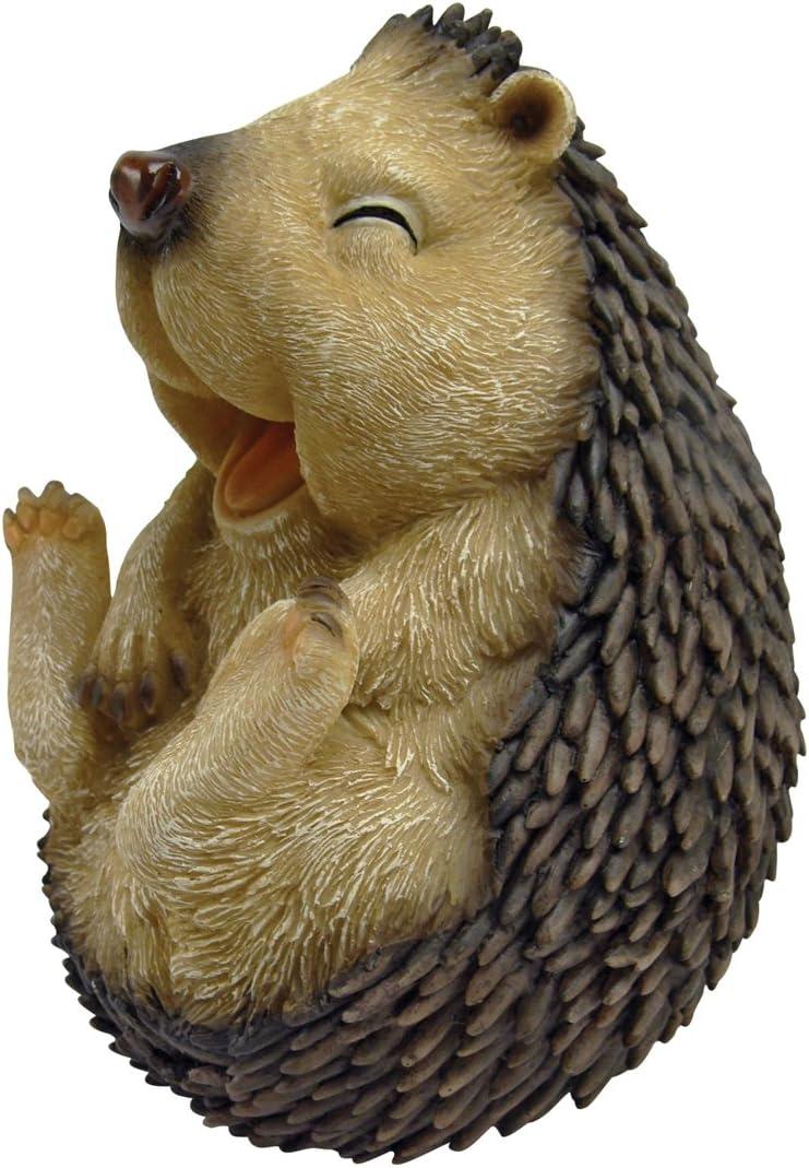 Design Toscano Small Roly-Poly Laughing Hedgehog Statue