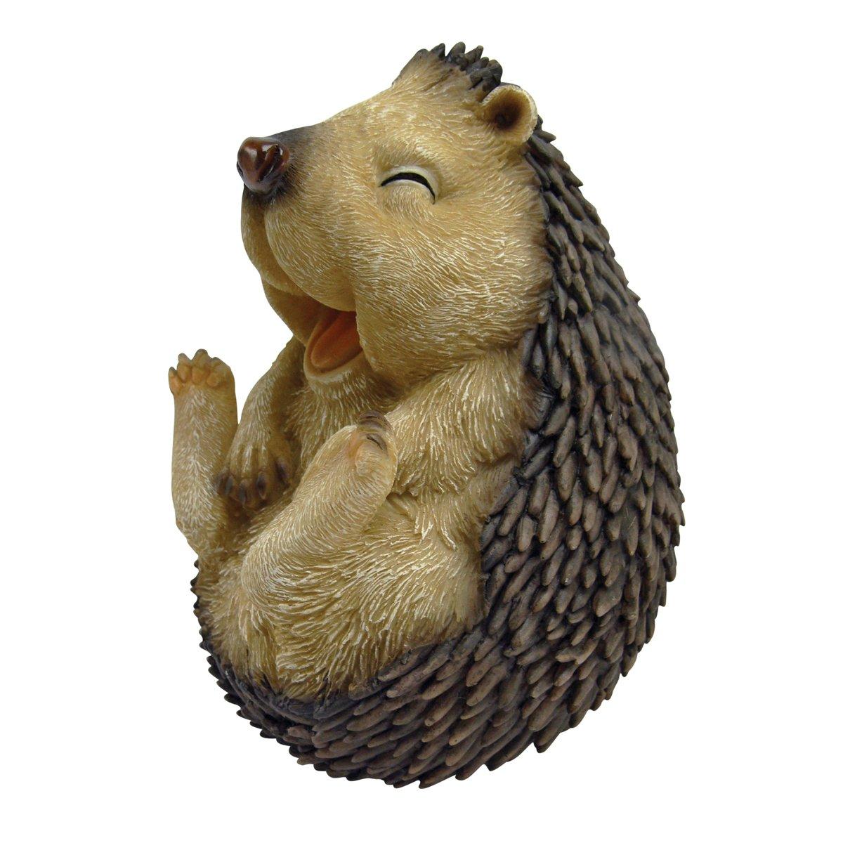 Design Toscano Small Roly-Poly Laughing Hedgehog Statue