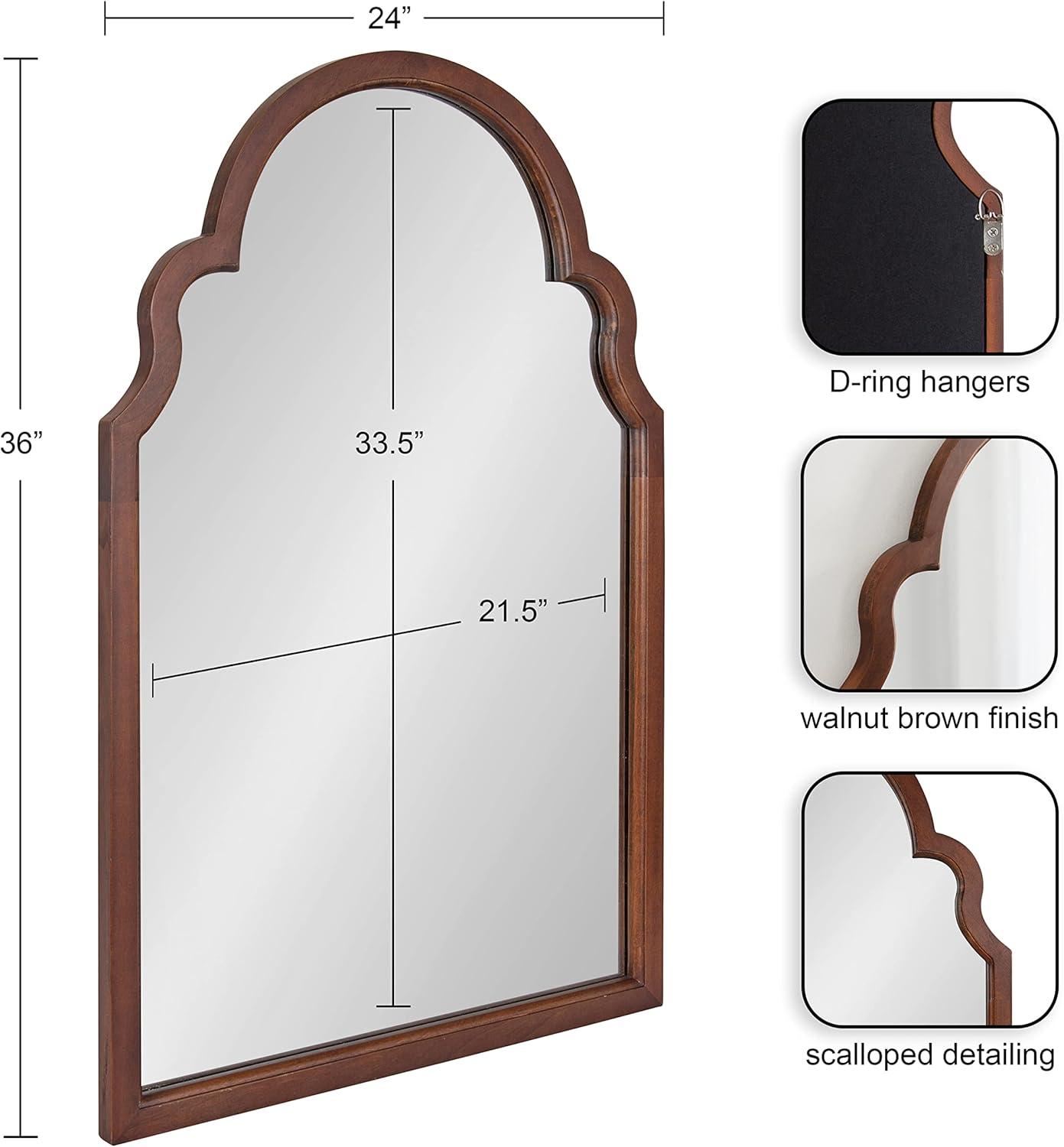 Kate and Laurel Hogan Arch Framed Mirror