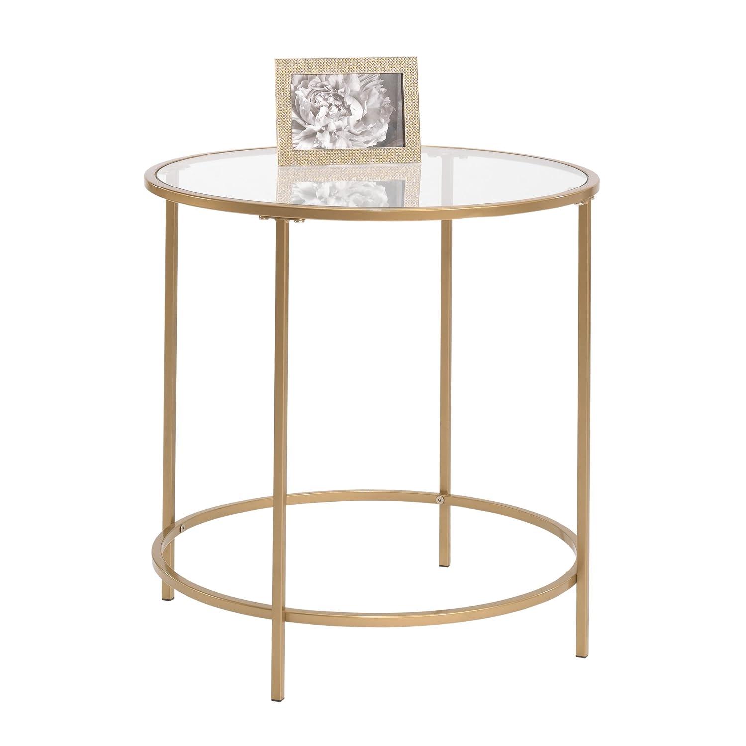 Claire Round Metal Side Table