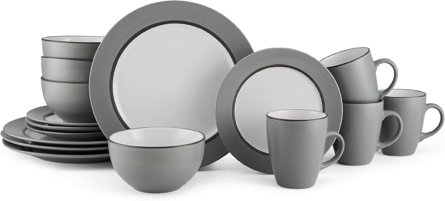 Pfaltzgraff Grayson 16-Piece Stoneware Dinnerware Set, Service for 4