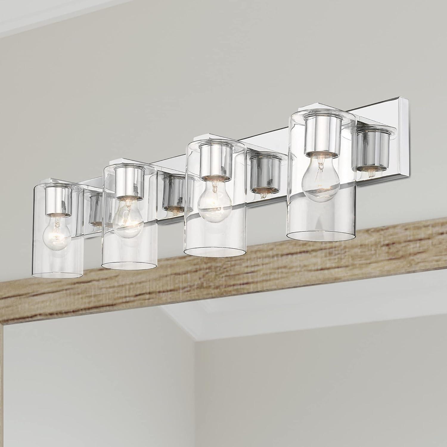 Livex Lighting - Zurich - 4 Light Bath Vanity in Contemporary Style - 35.5