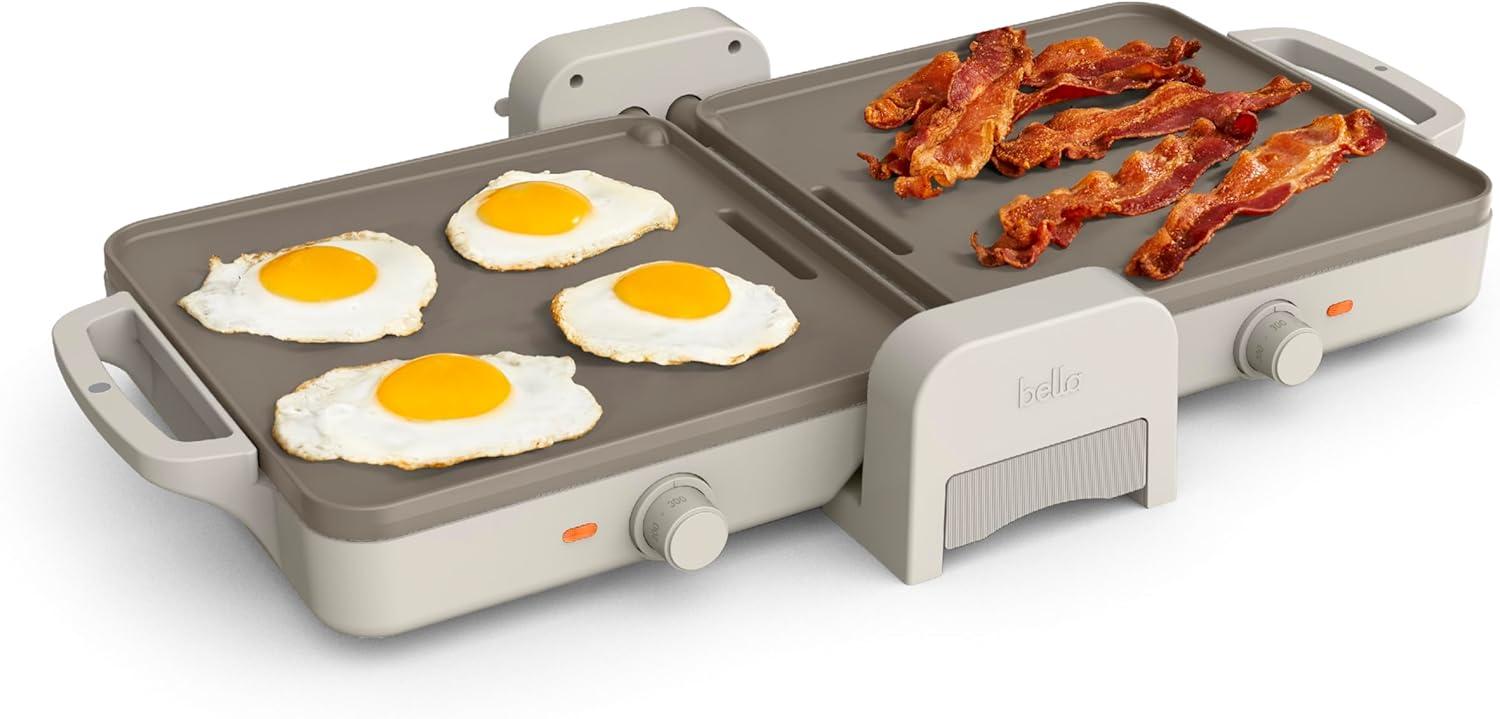bella Bella Fold & Store Dual Temp Griddle