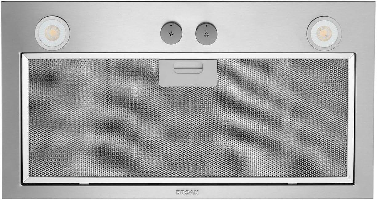 Broan Pm400 120-400 Cfm 21" Wide Custom Insert Range Hood Power Pack - Stainless Steel