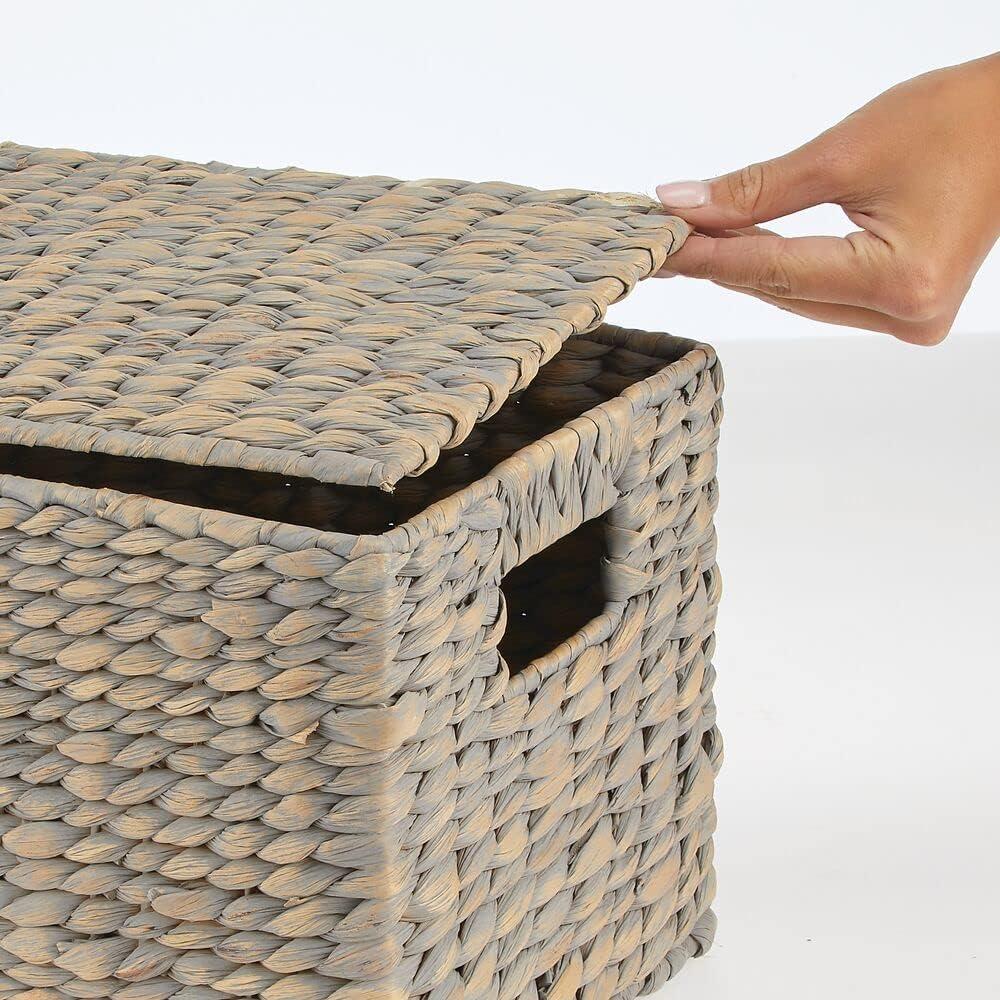 Home Wicker Bin Set