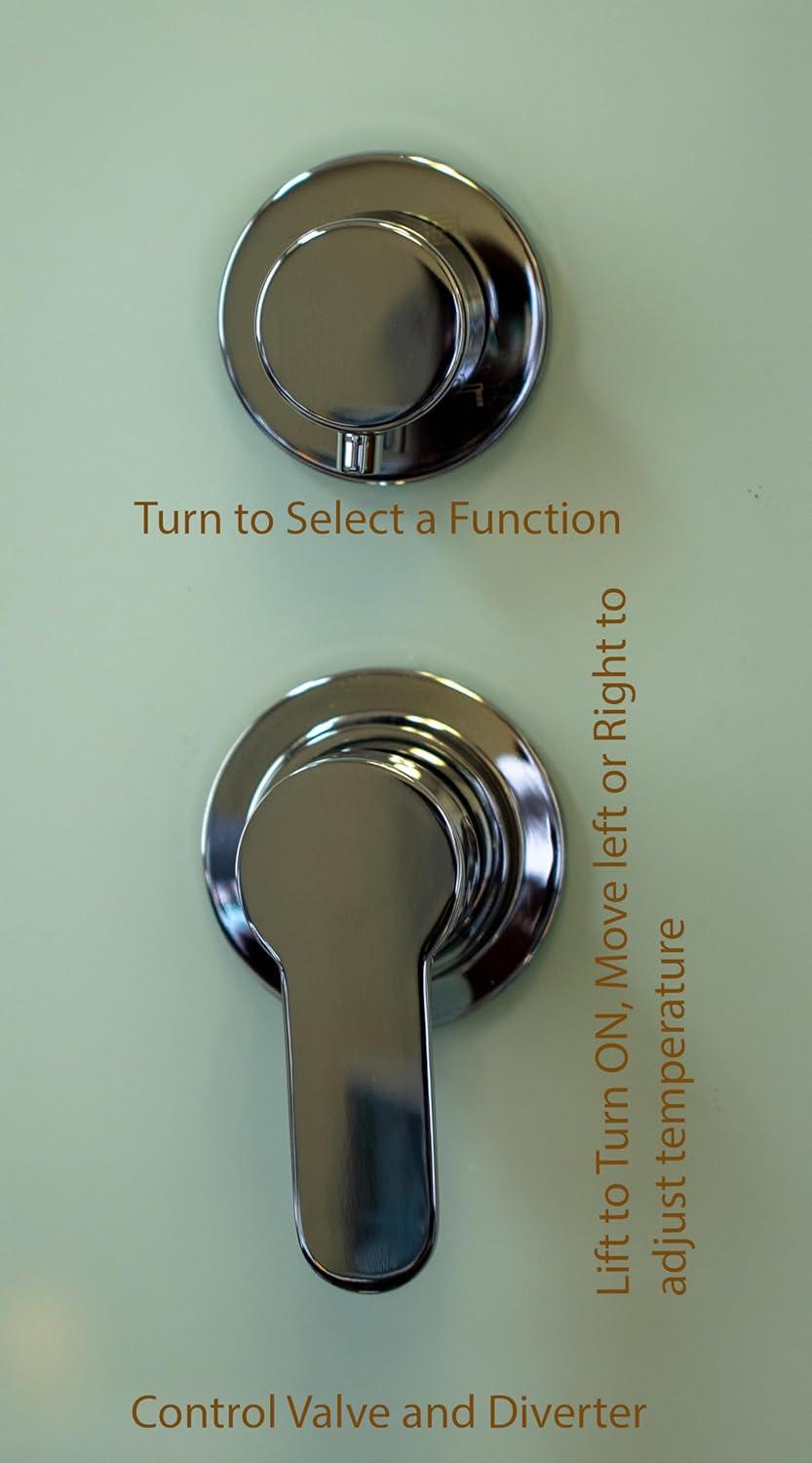 Heirloom Shower Kit S-3636 White (Left-Hand)